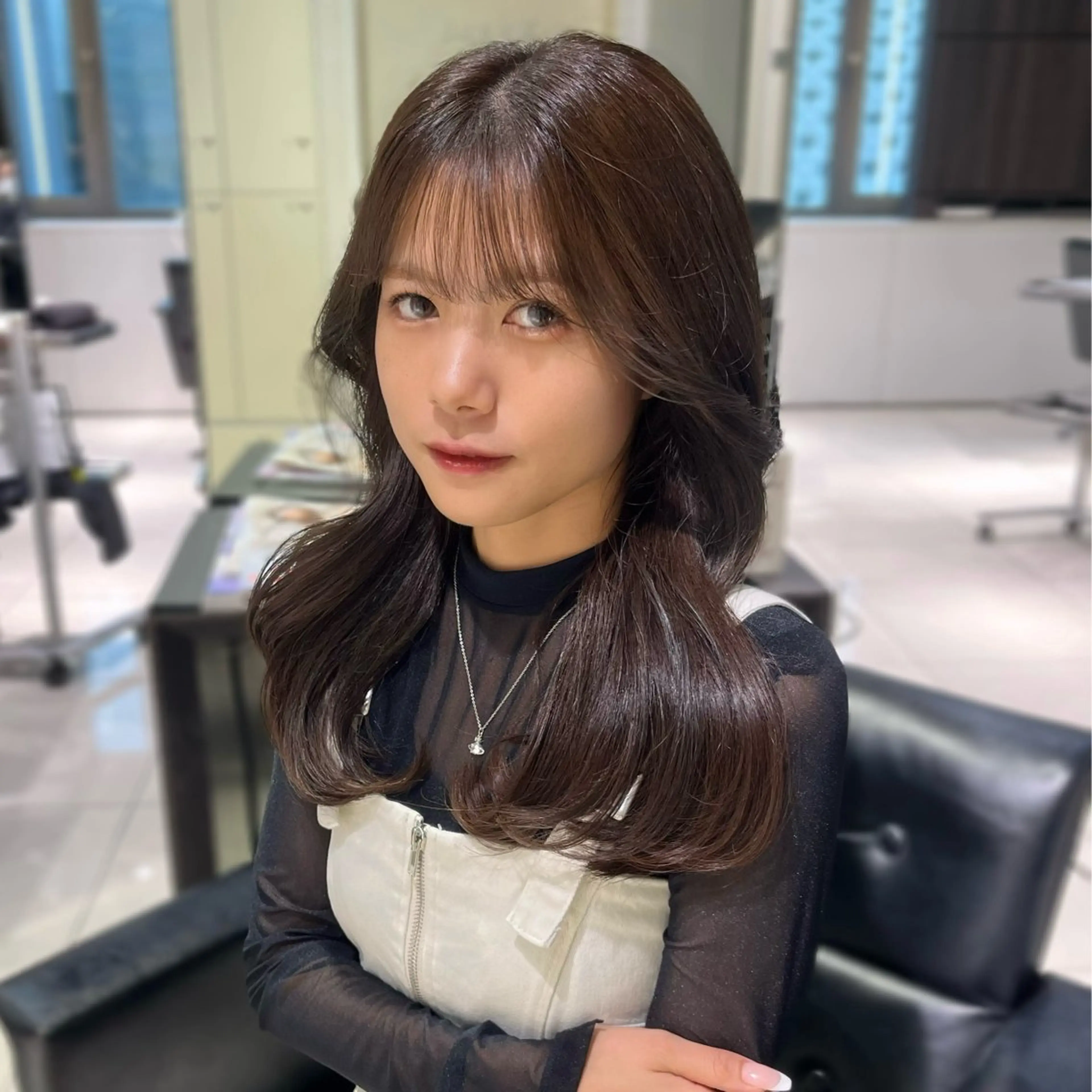 ロング カラー 髪質改善 トリートメント レイヤー×艶髪🤎. 𝜗𝜚hitomiのヘアスタイル