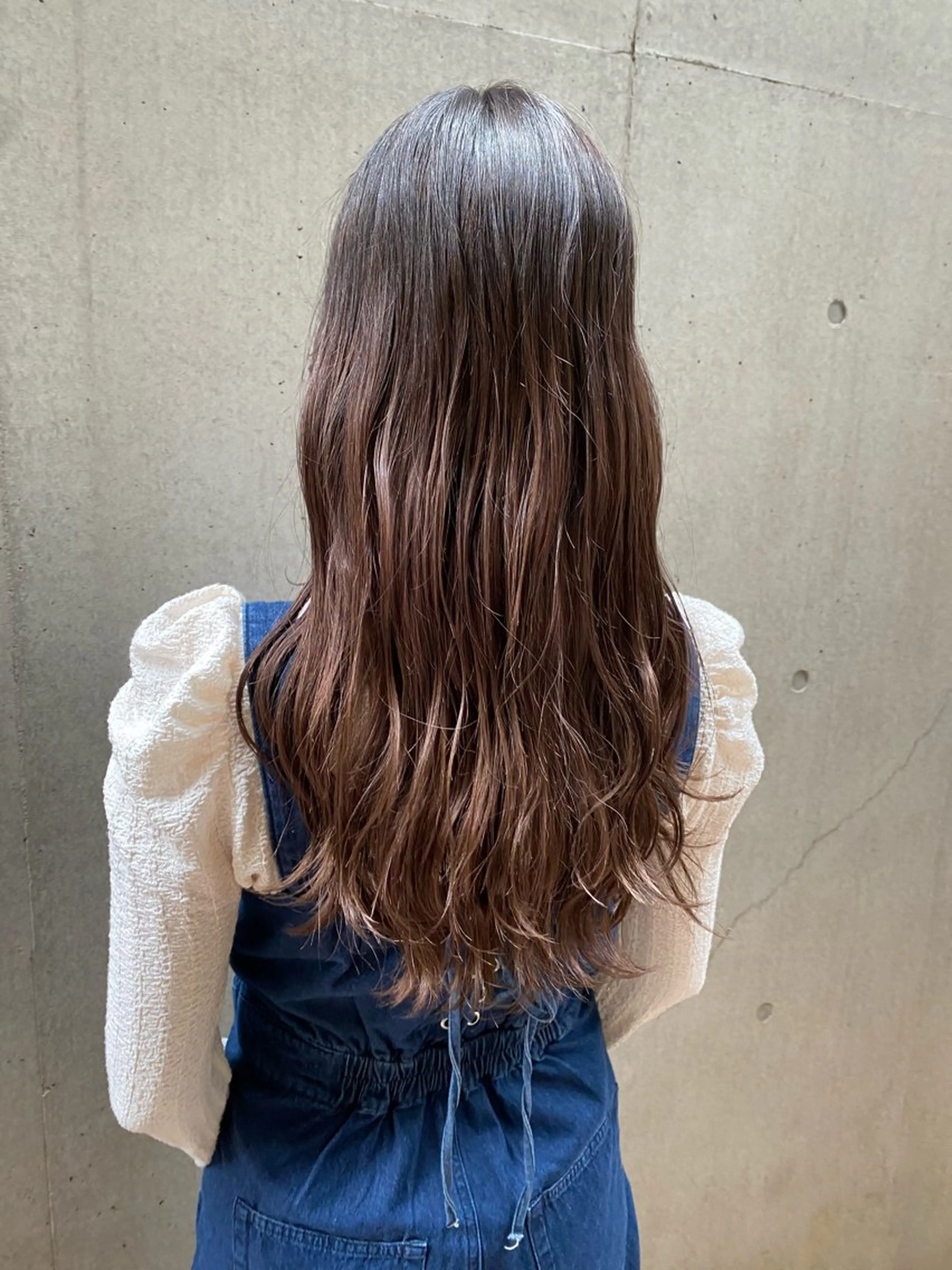 セミロング カット パーマ トリートメント 大人可愛い♡コテ巻き パーマ🌼杉田 萌恵のヘアスタイル