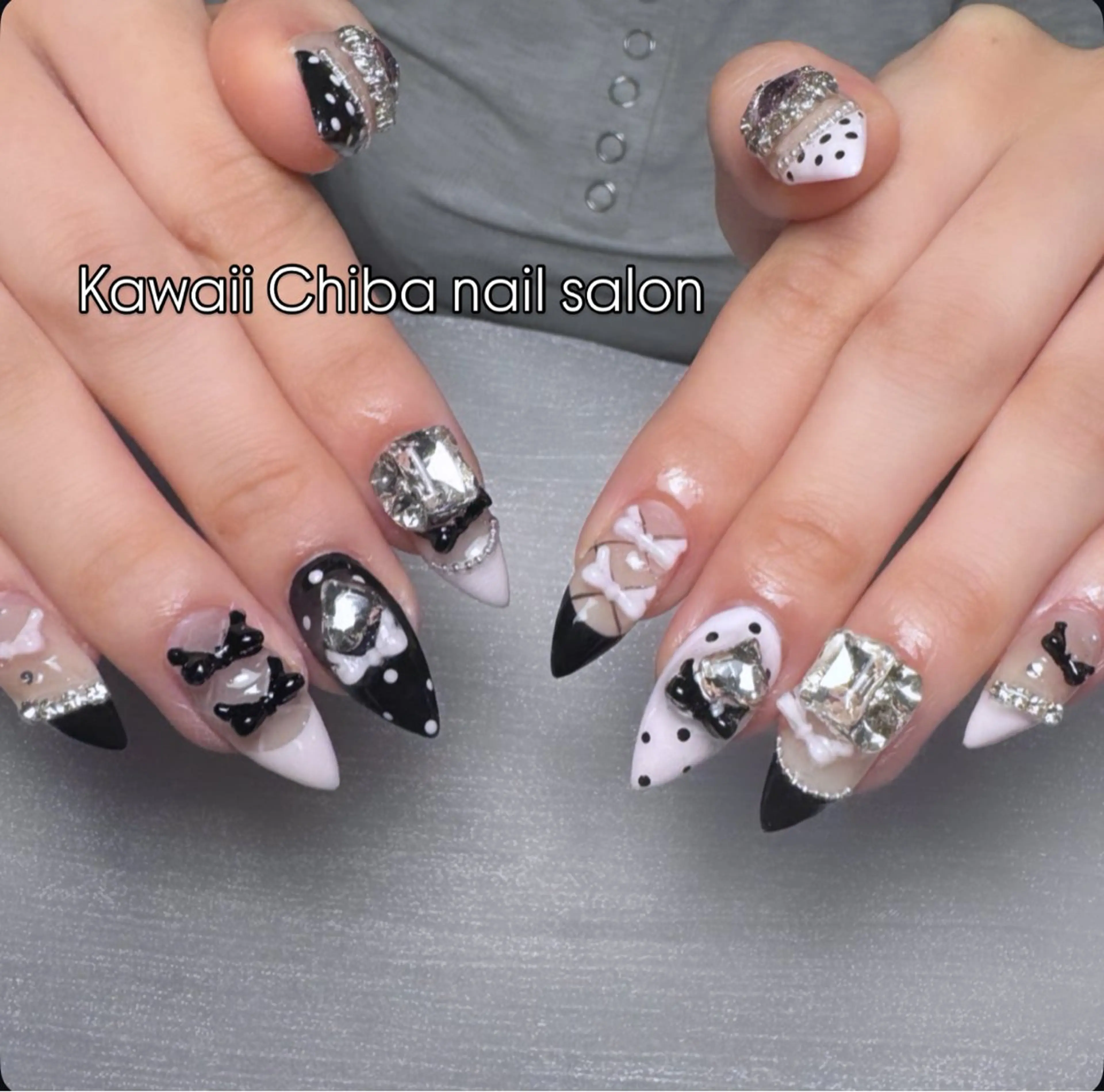 ネイル チークネイル 桜ネイル 長さ出し フラワーネイル フレンチネイル ハンドネイル ハンドケア Kawaii Chiba nailのネイルデザイン