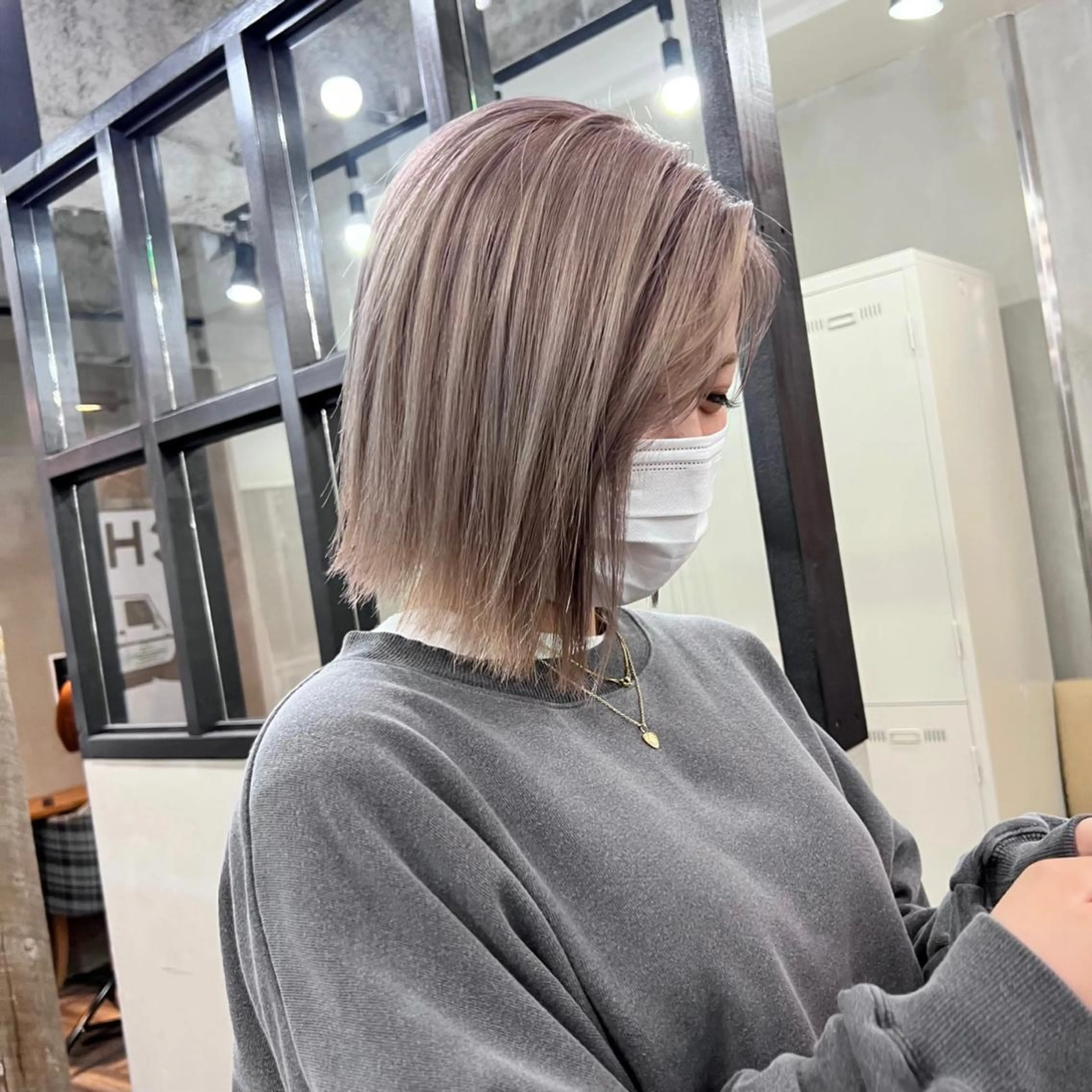 ミディアム カラー カット ヘアカラー トリートメント 🌕PePe　菅 タイシ🌕のヘアスタイル