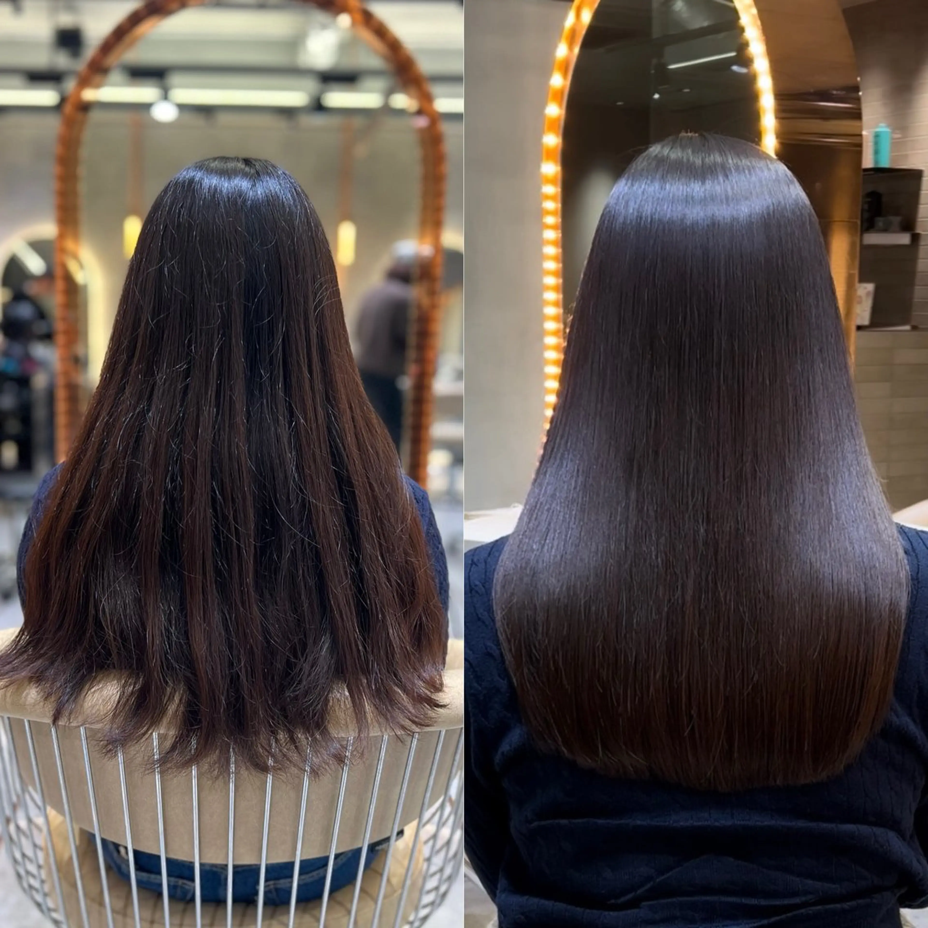 ロング カット 縮毛矯正 トリートメント 縮毛矯正/髪質改善/ レイヤー/石井龍のヘアスタイル