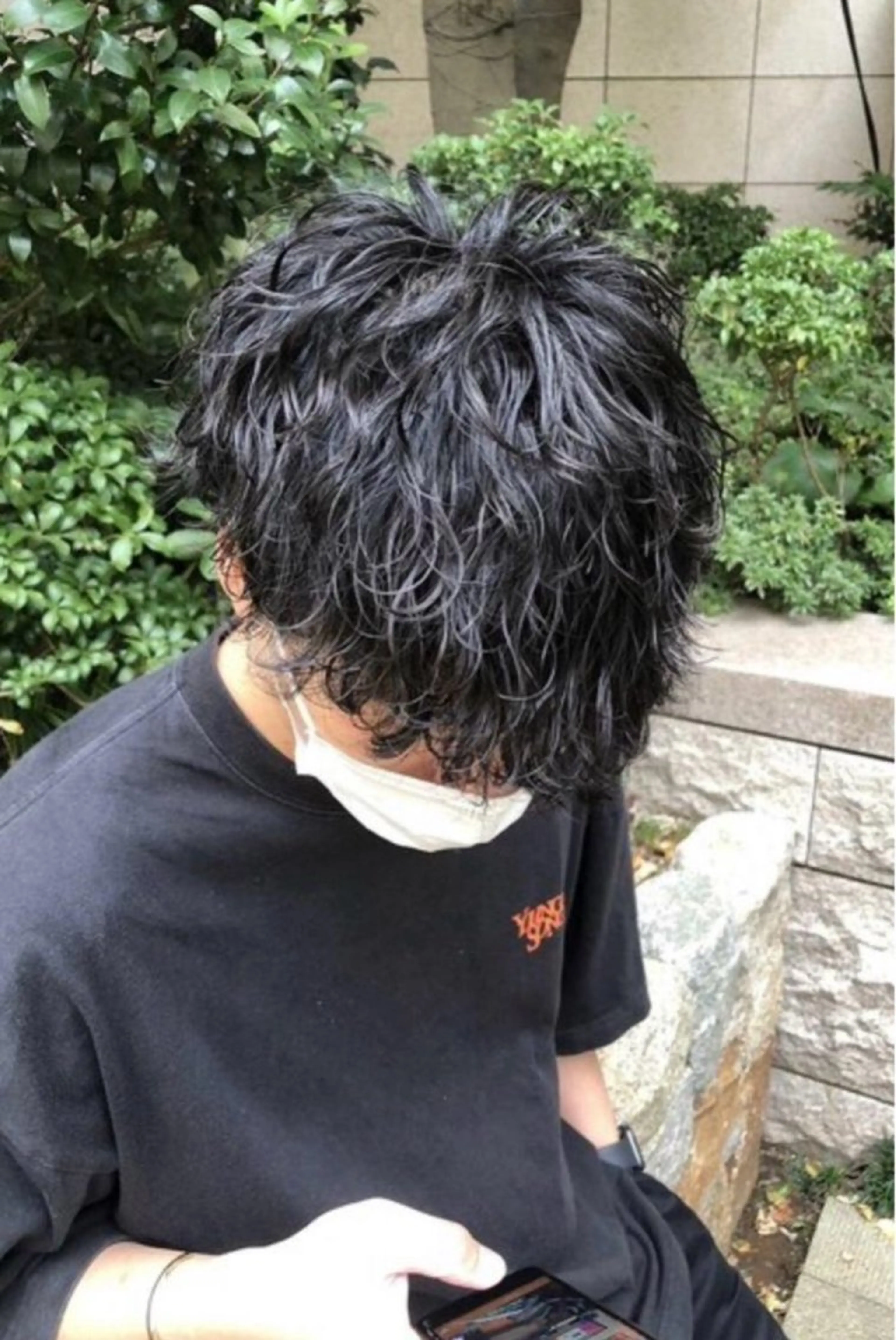 メンズカット＋スパイラルパーマ／ツイストスパイラル/波巻きパーマの写真