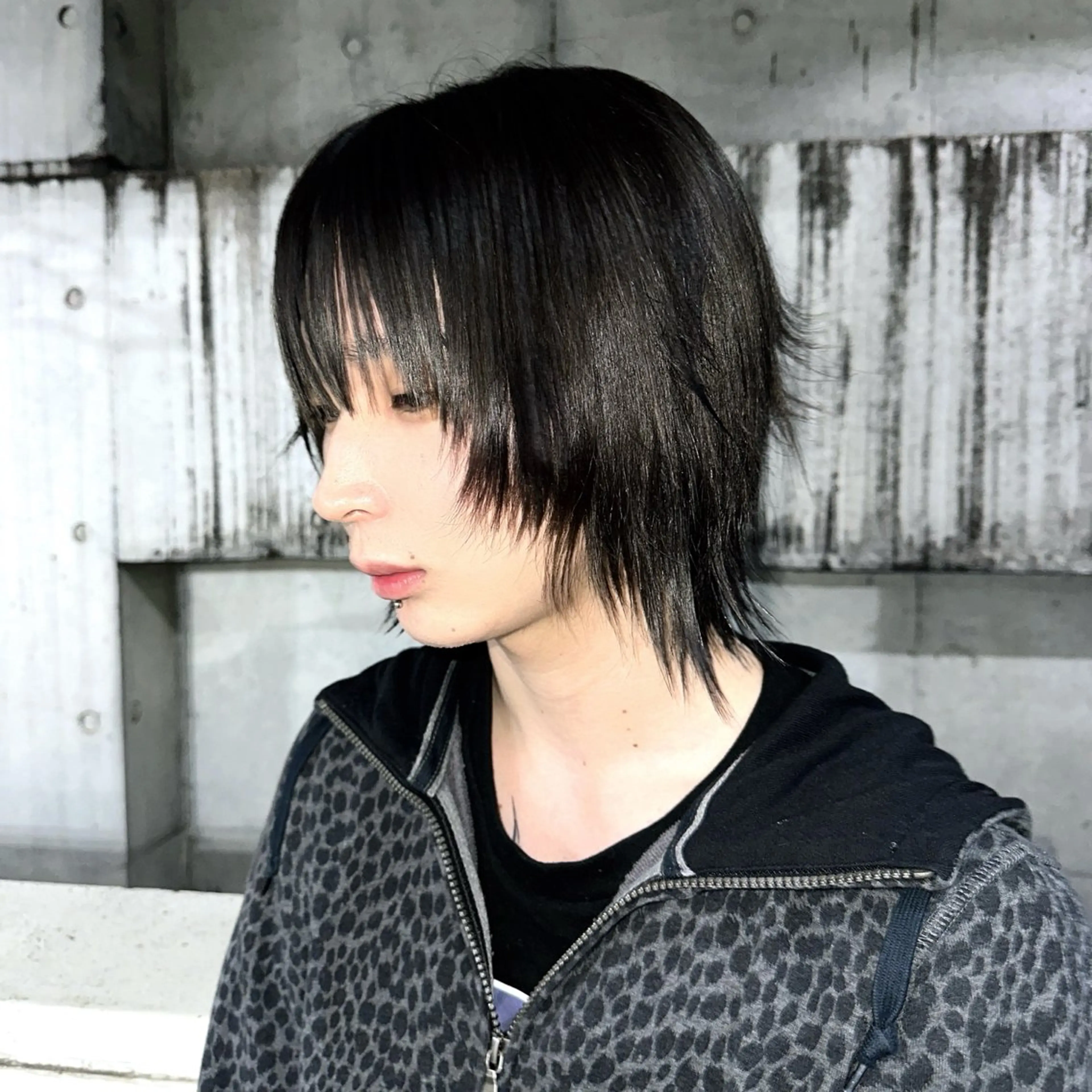 カラー メンズ ヘアカラー トリートメント ヘアセット ハイトーン/ウルフ /エクステ/ましろのヘアスタイル