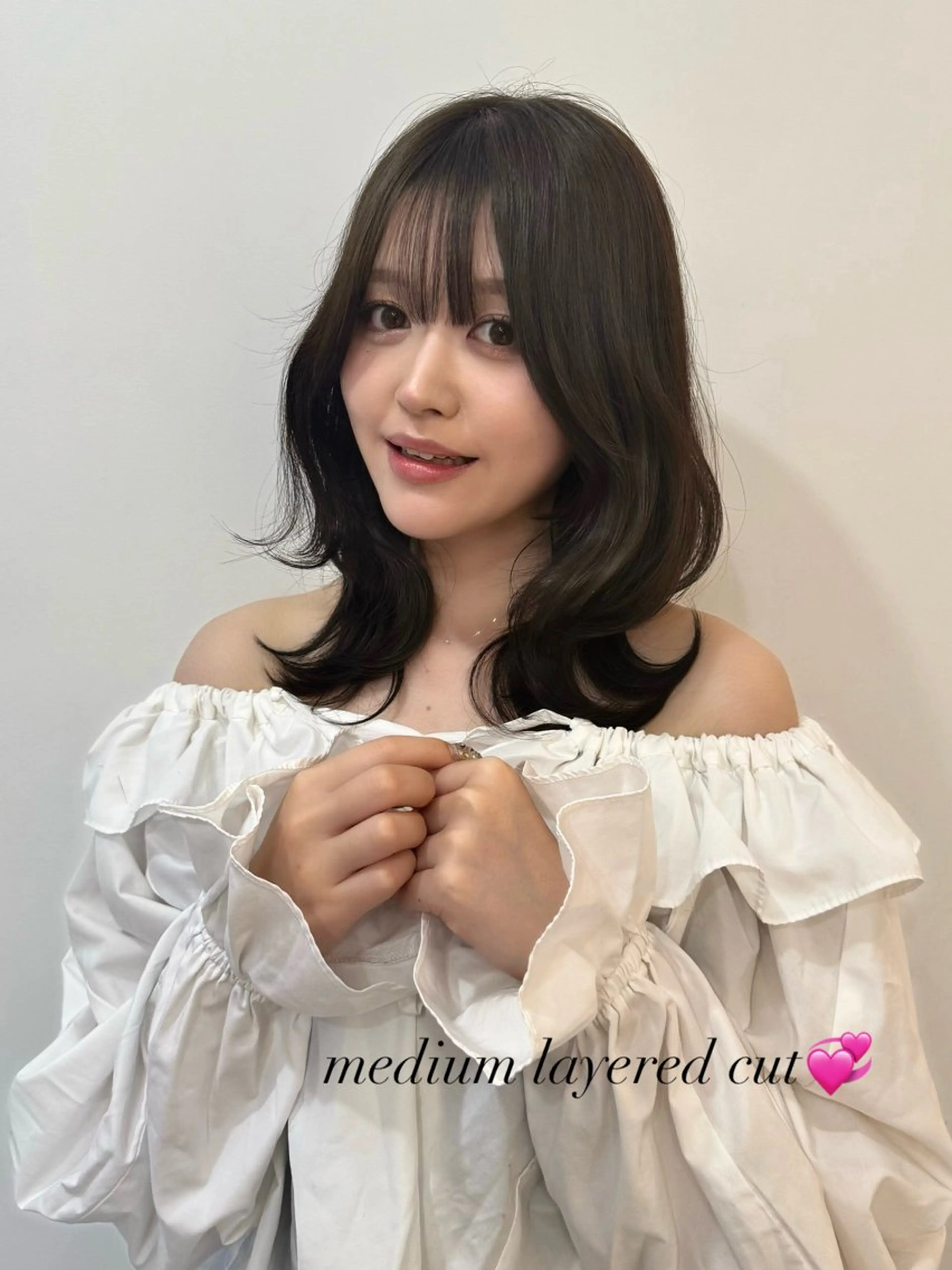 カット+カラー🩷の写真