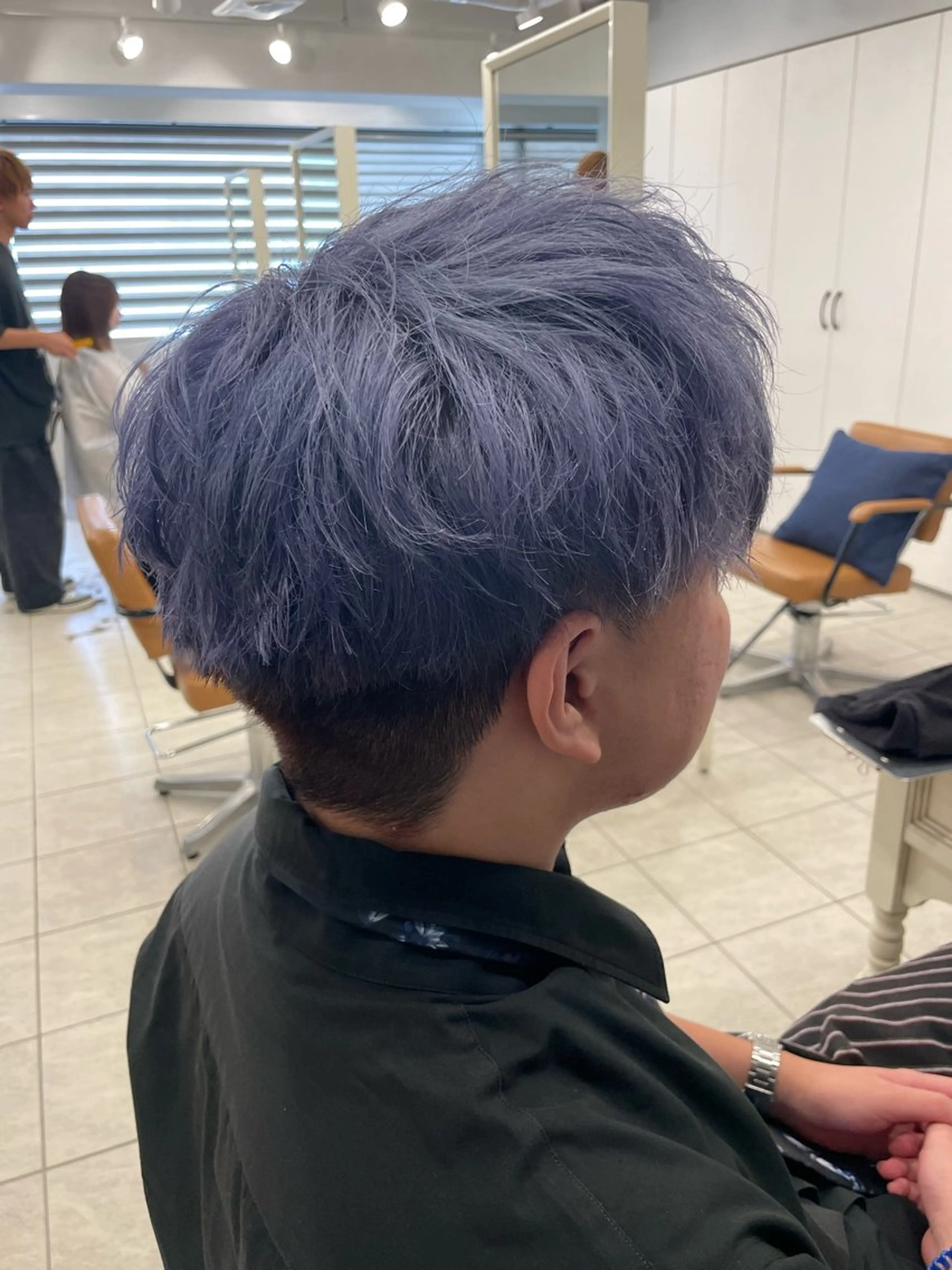 メンズ メンズブリーチ 髪質改善/ボブ/韓国 レイヤー💫あらいのヘアスタイル