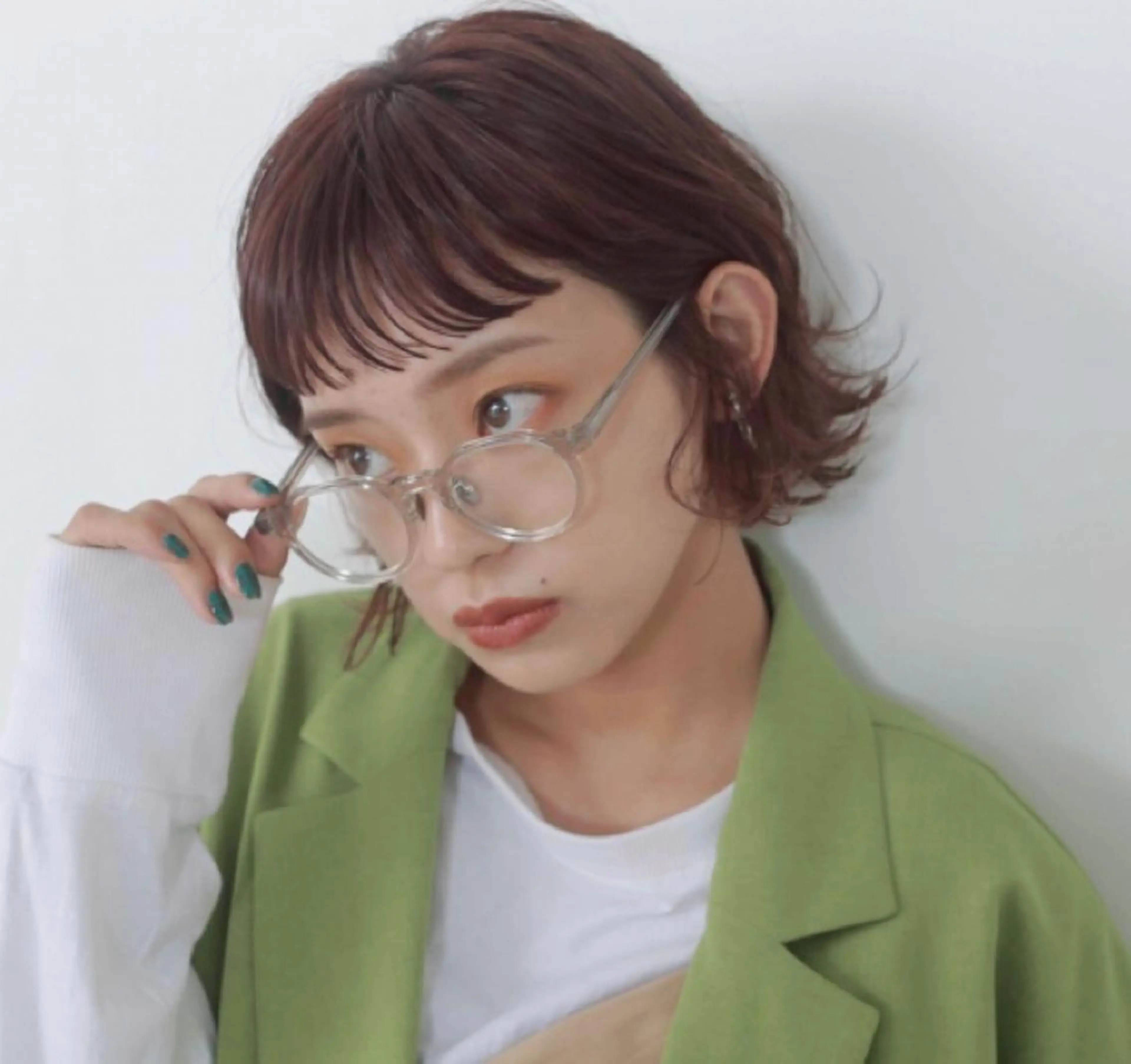 ショート パーマ エクステ レイヤーカット 似合わせカット トリートメント ウルフカット カット ヘアカラー パーマ トリートメント 水口 英里のヘアスタイル