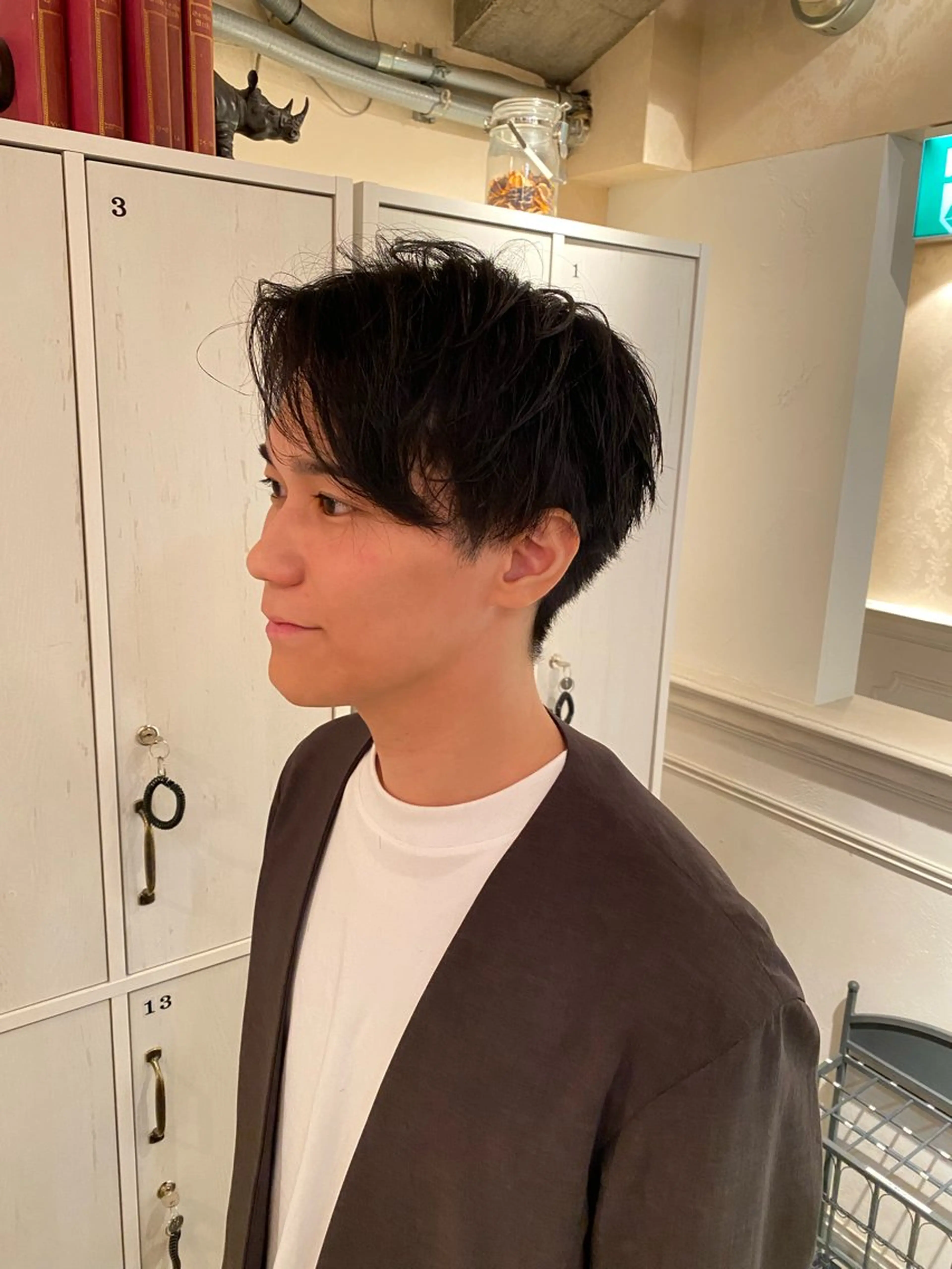 ショート メンズ 髪質改善／美髪矯正 林田和真のヘアスタイル