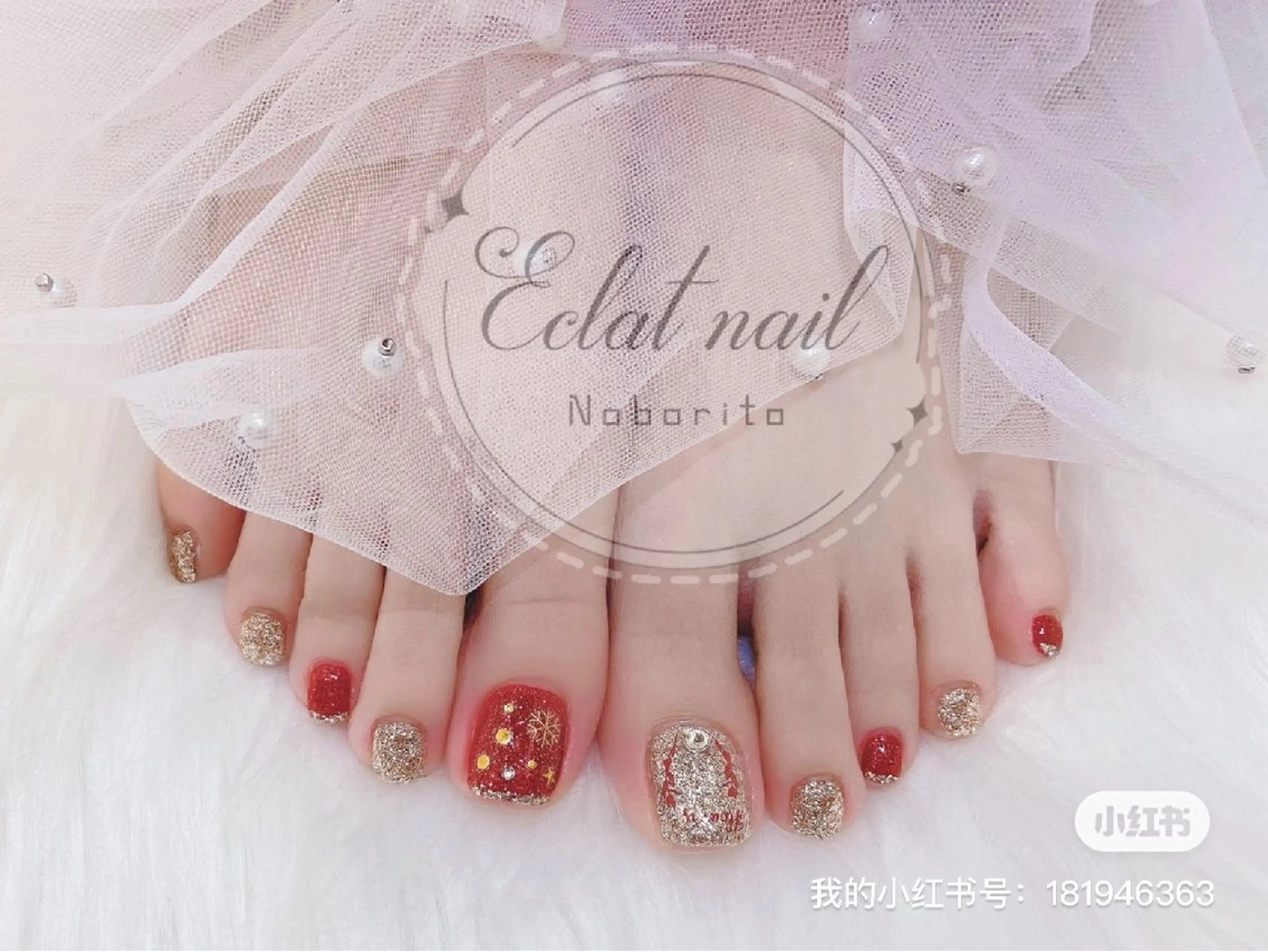 フットネイル💅ワンカラーorラメグラ⭐️【オフなし】フットバス付き🫧の写真