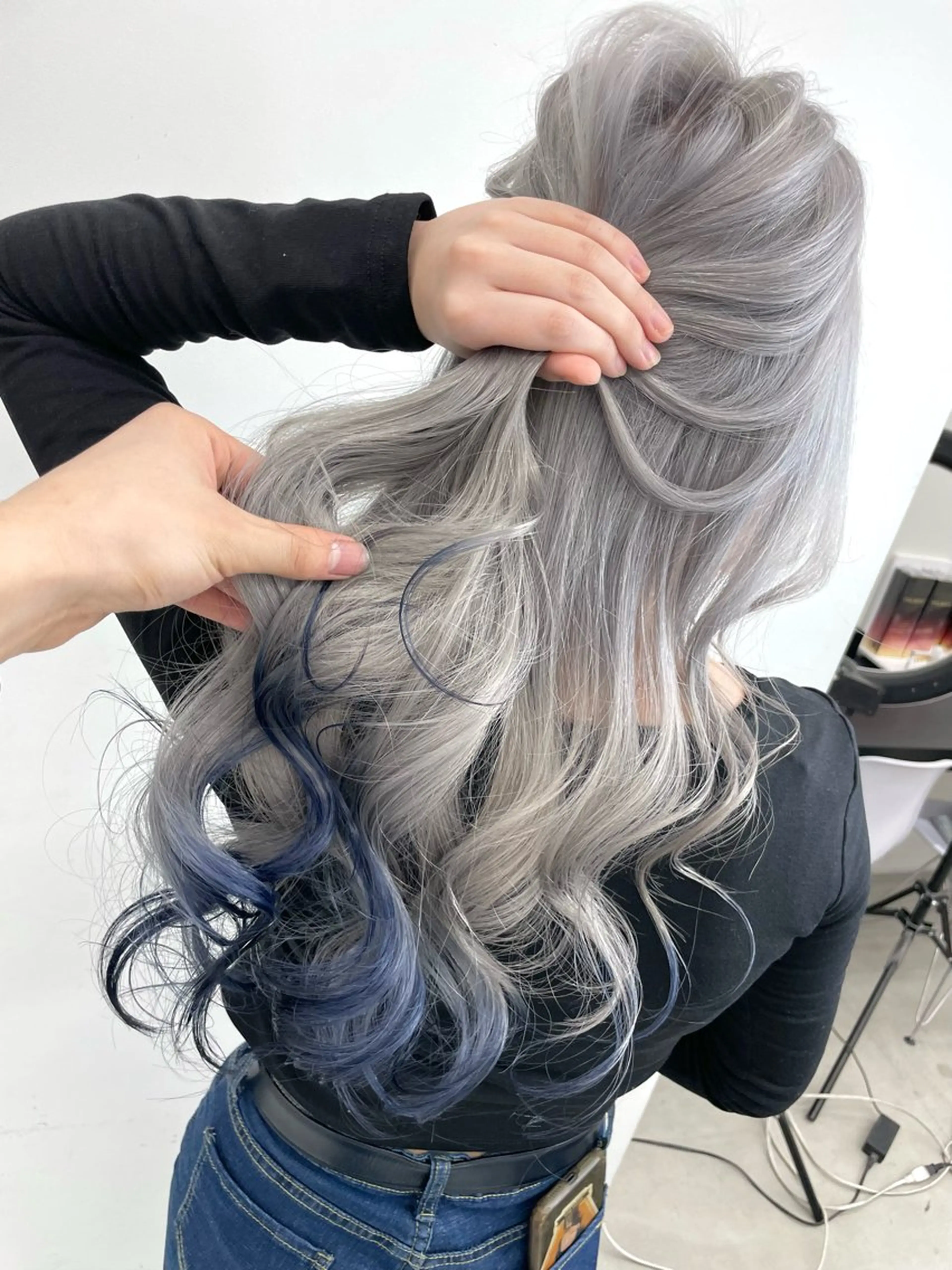 セミロング 中道 晶のヘアスタイル
