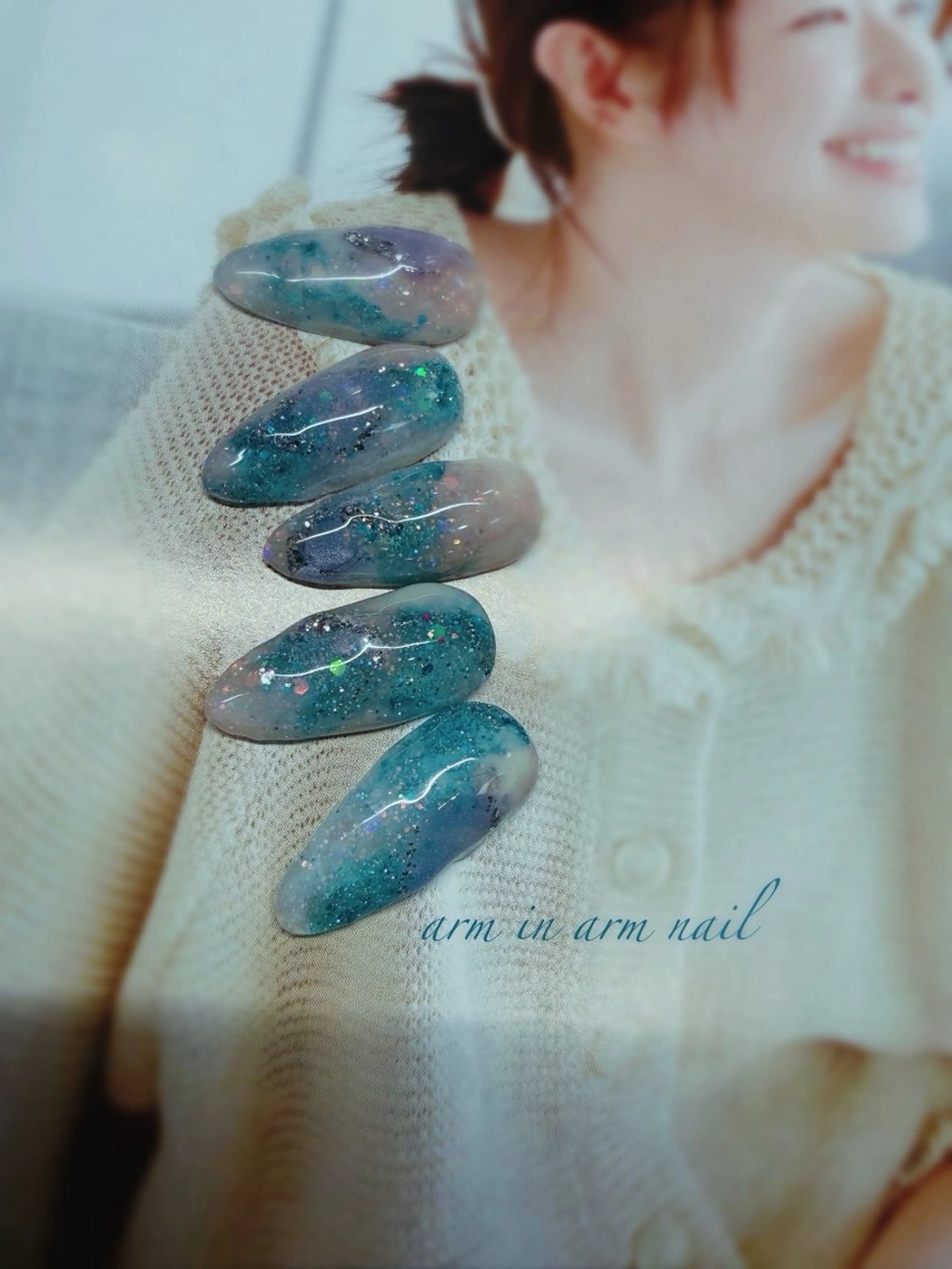 ネイル arm in arm ︎✿Yamamotoのマツエク・マツパデザイン