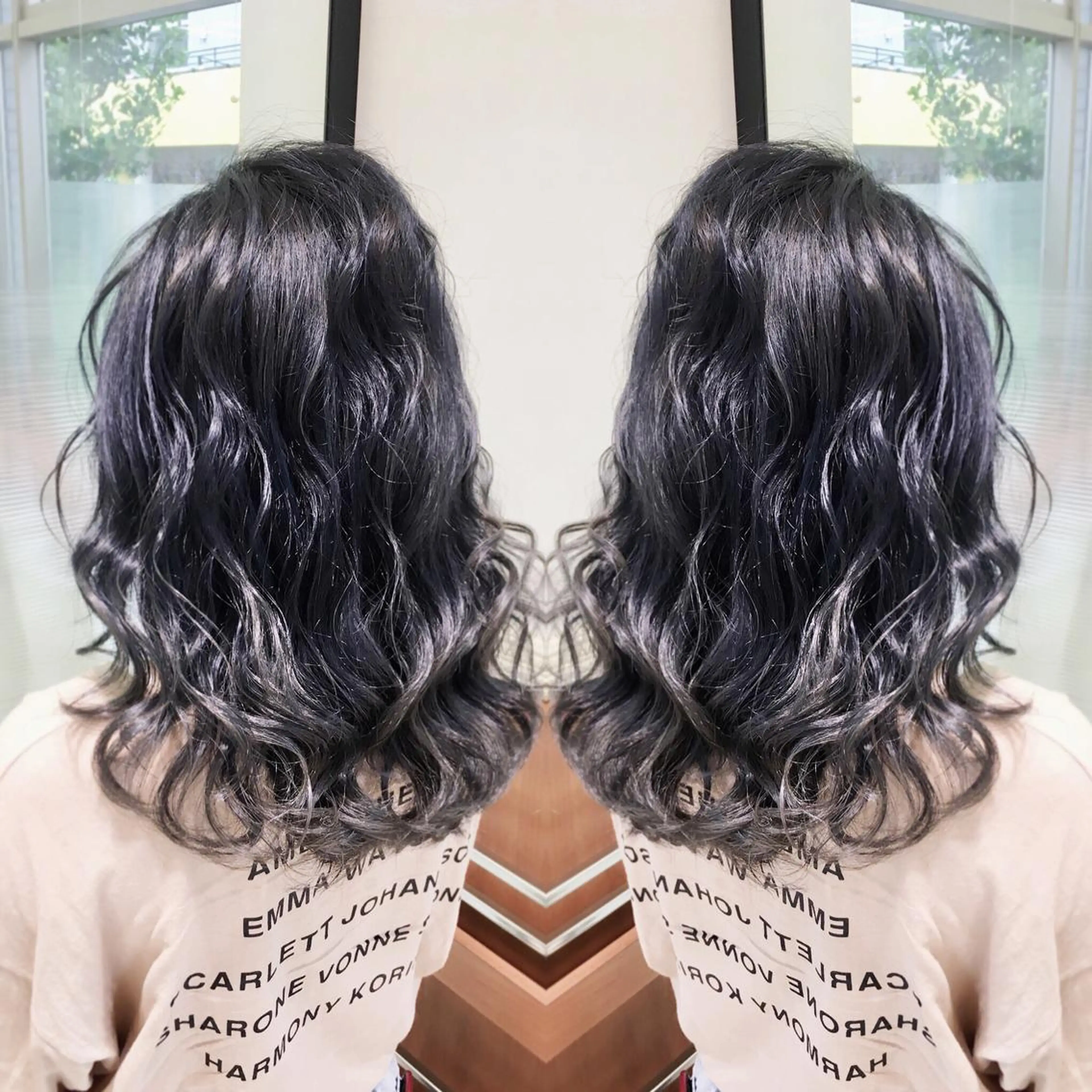 セミロング カラー グレージュ カット ヘアカラー トリートメント N° jillva ♦️川端裕司♦️のヘアスタイル