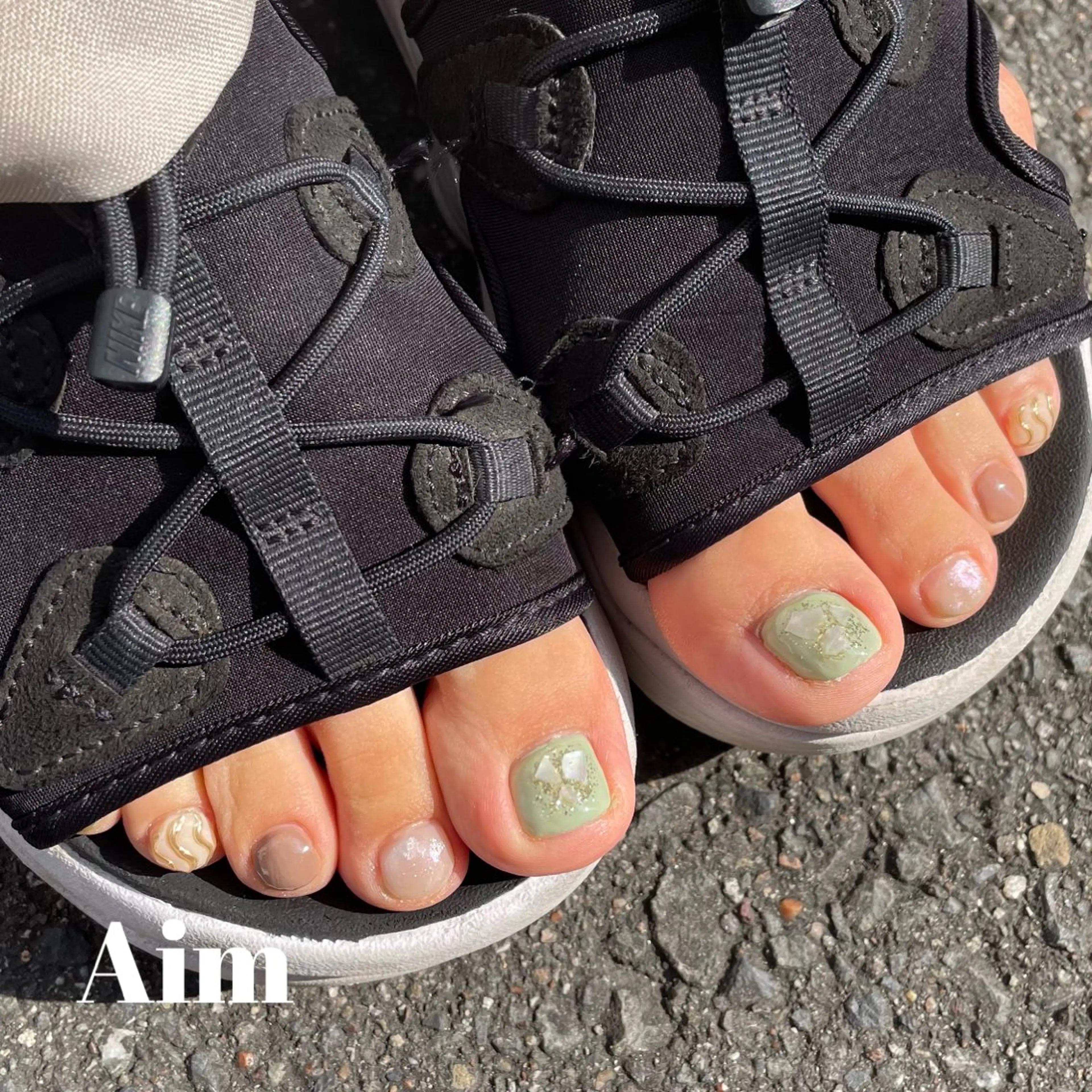 ネイル フットネイル Aim🌿 kanaのネイルデザイン