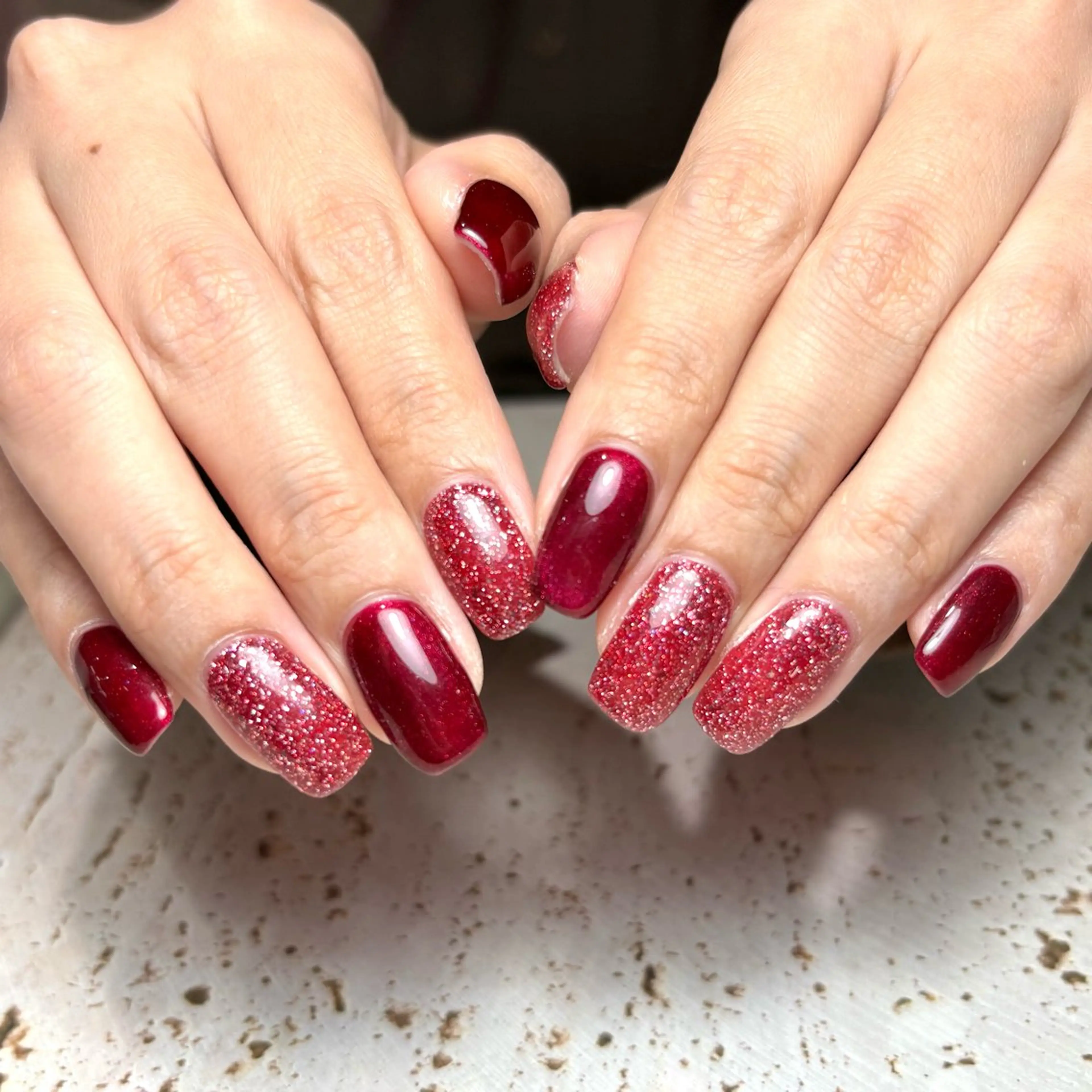 ネイル マグネットネイル ハンドネイル ビューティフルムーン ネイル🌙夏美のネイルデザイン