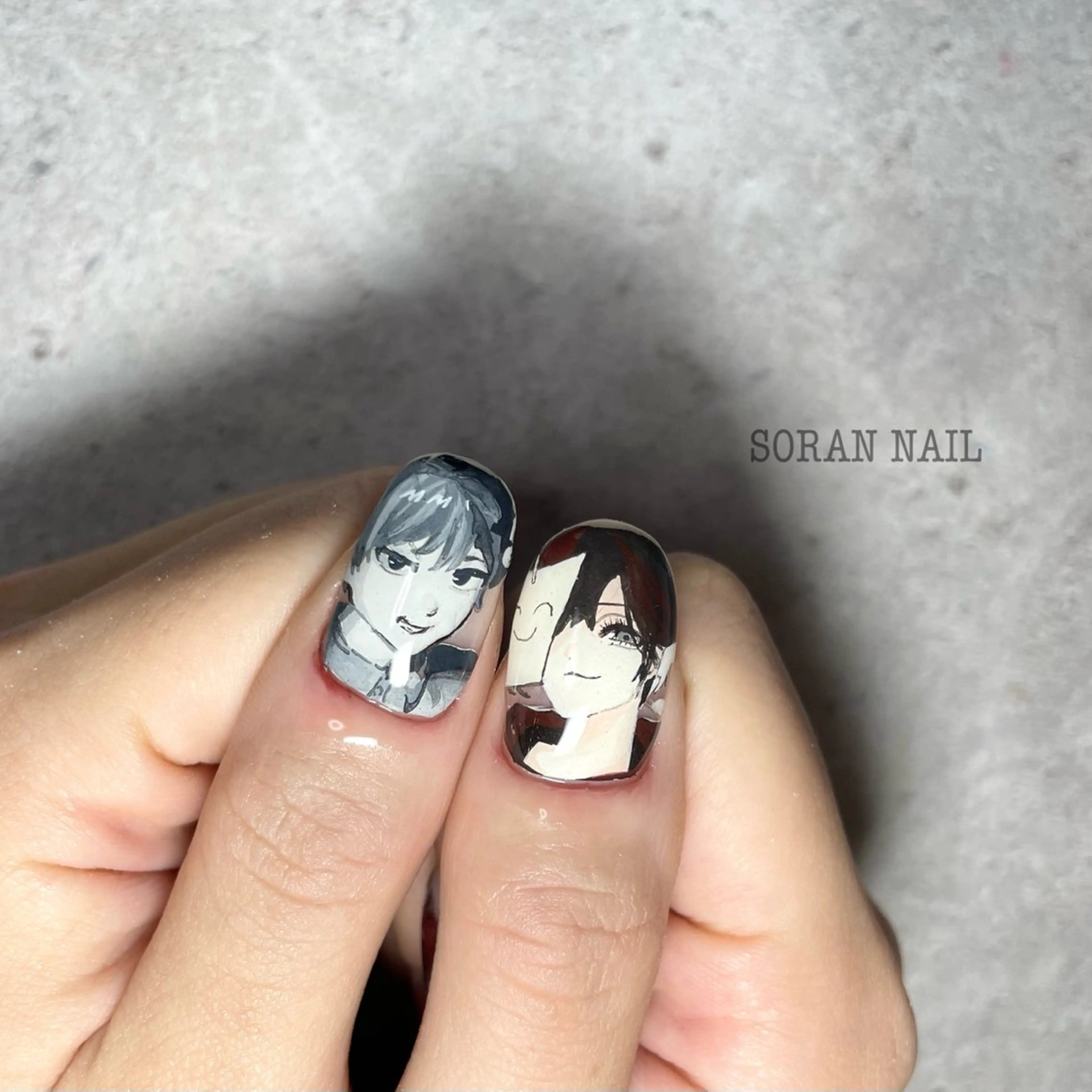 ハンドネイル フットネイル soran nailのネイルデザイン