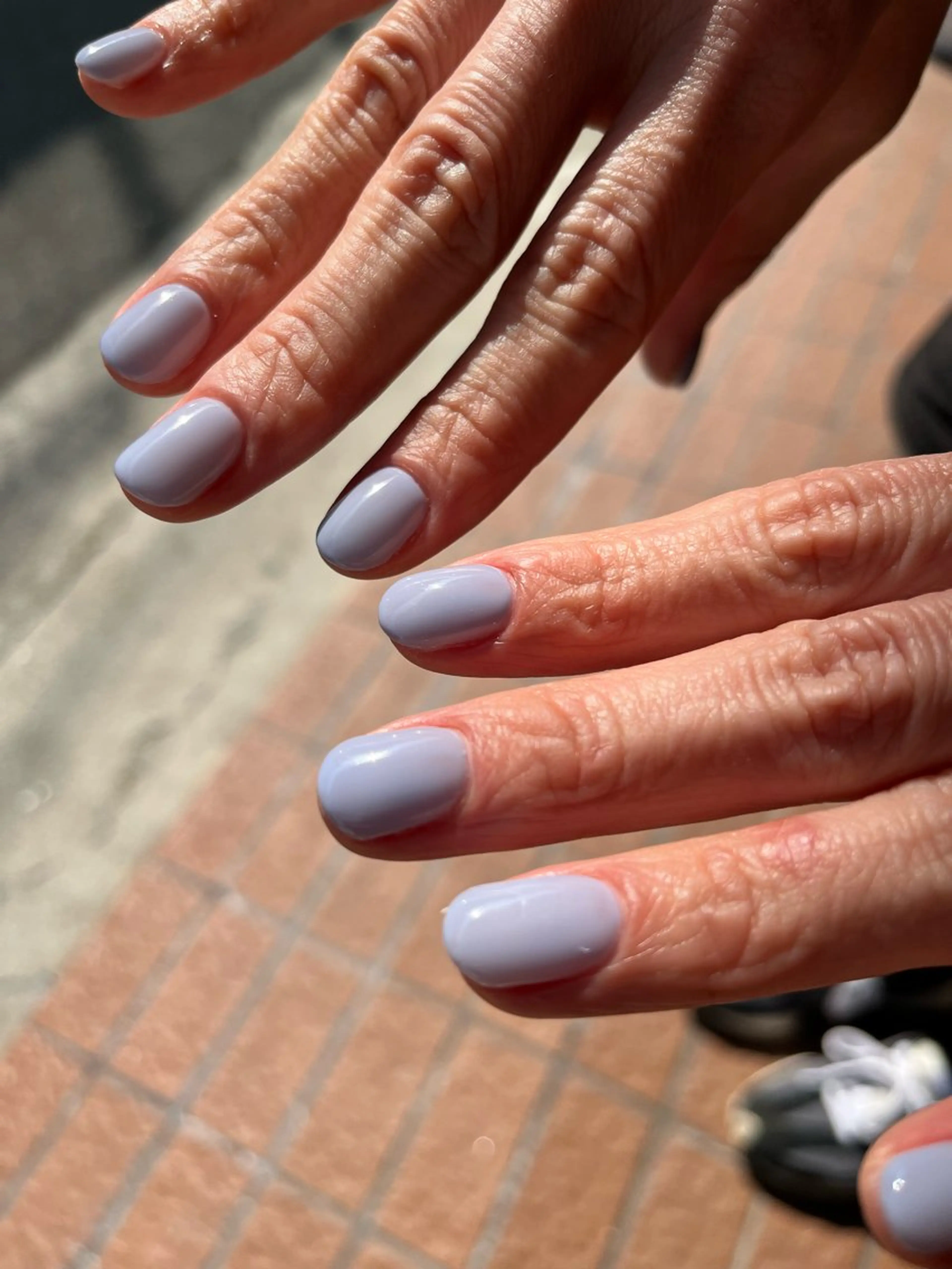 ネイル ブルー ワンカラーネイル ハンドネイル ballie／小野原 なつみのネイルデザイン