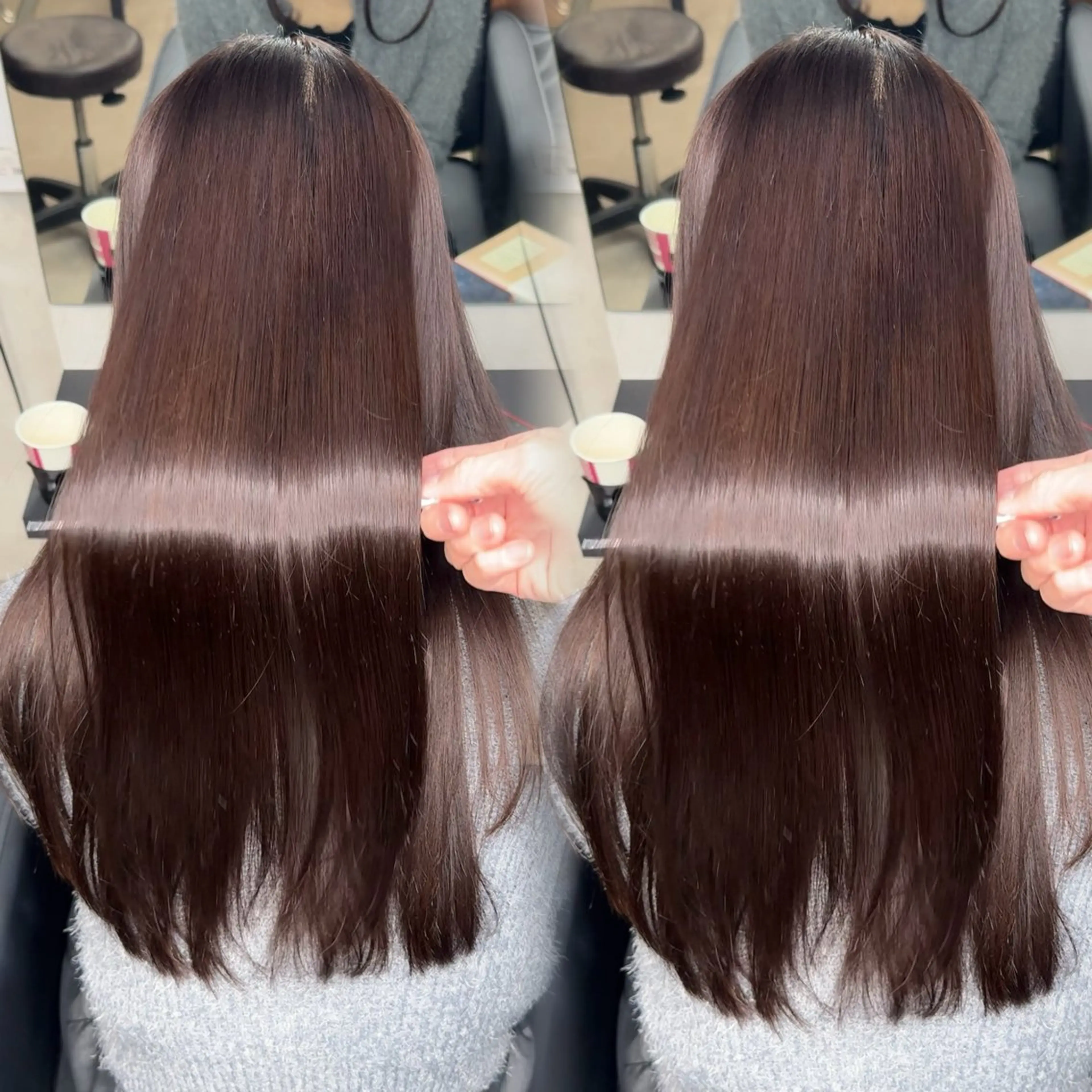 🌈【3月4月新規限定🉐】🌈人気No.④カット+透明感カラー+トリートメントの写真