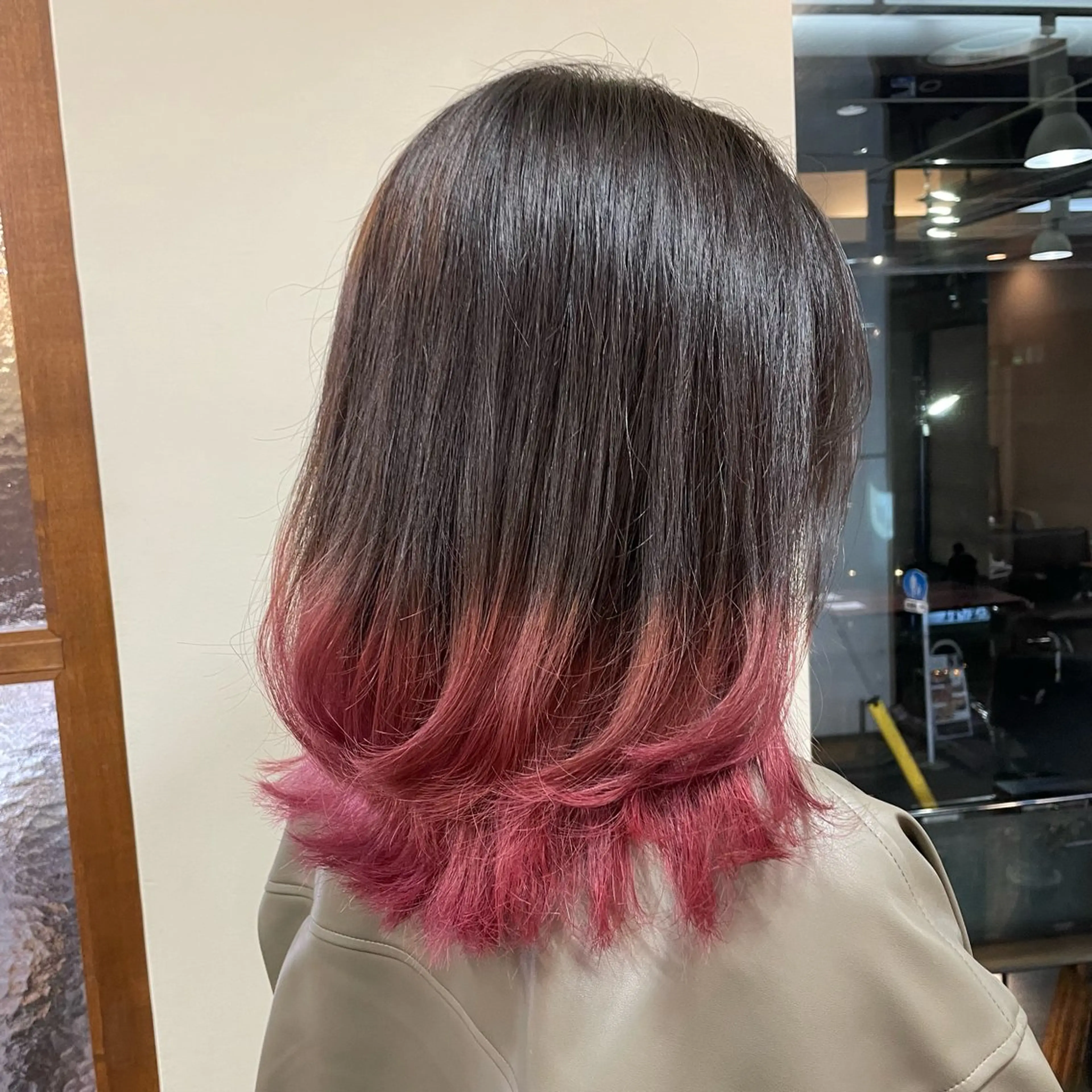 セミロング 💜カラー/縮毛矯正 /NARUKA💜のヘアスタイル