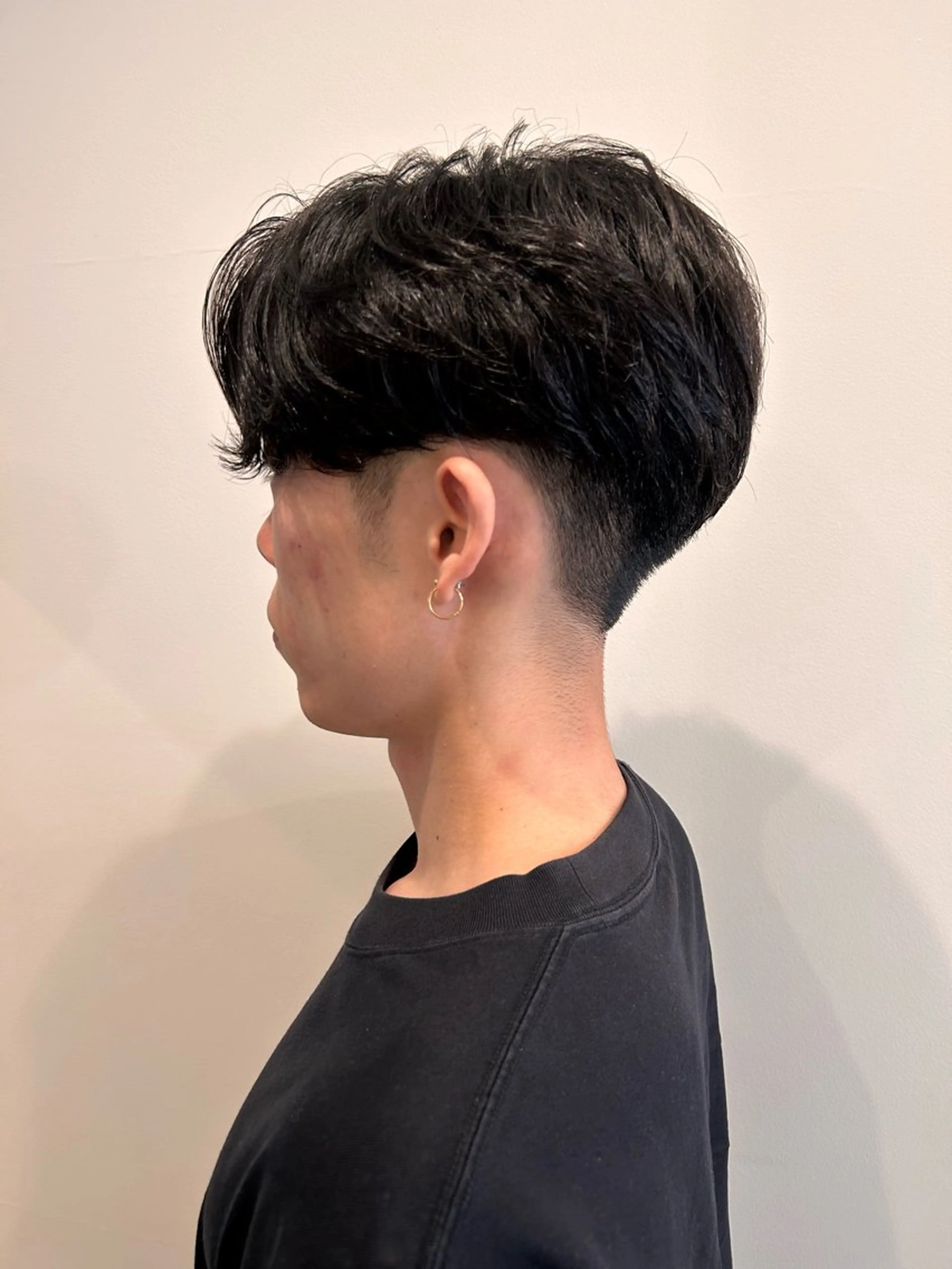 ショート パーマ メンズ 奈良 優輝のヘアスタイル