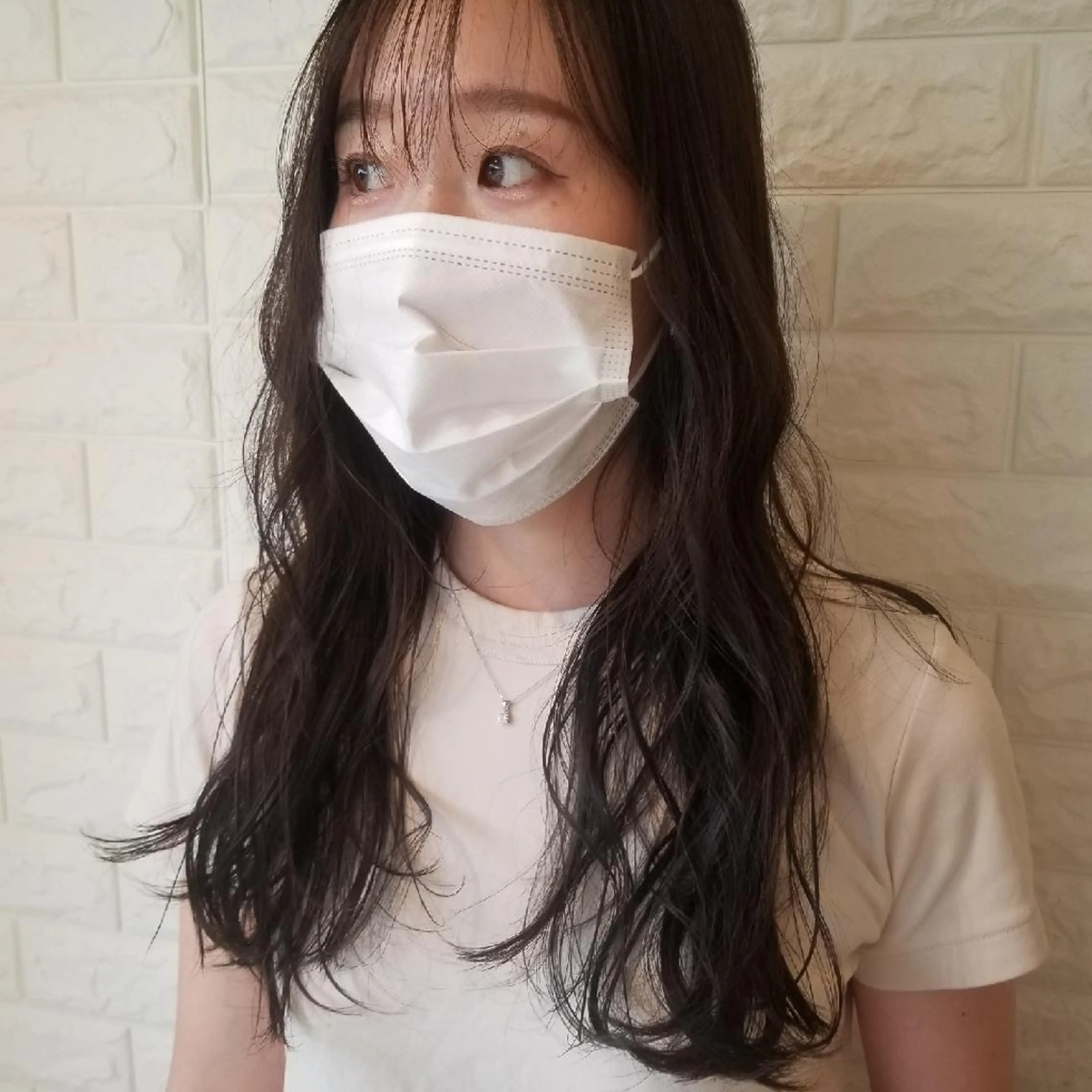 ロング カラー カット ヘアカラー トリートメント 英語ok sohee ソヒ 305号室のヘアスタイル