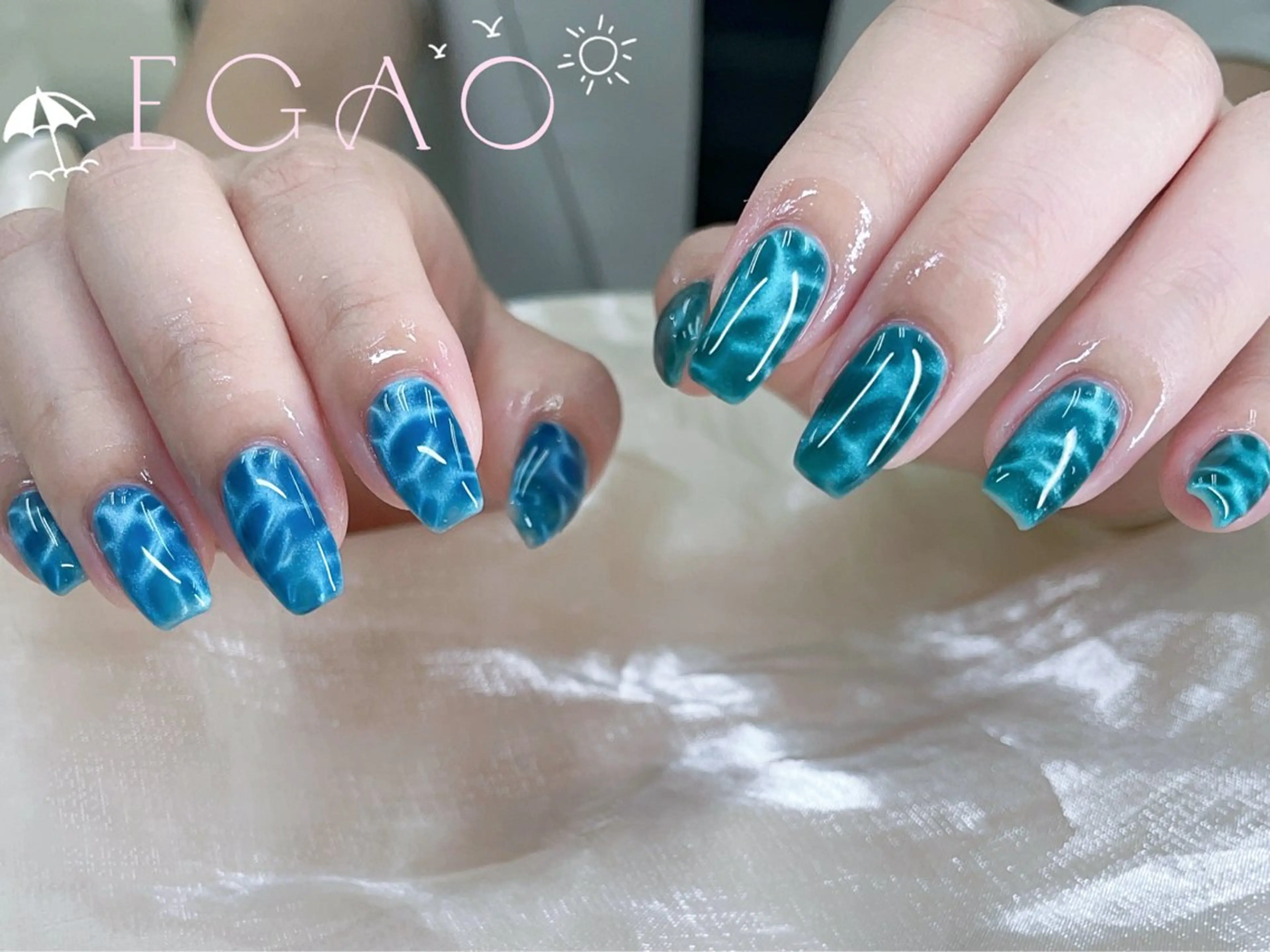 ネイル アートネイル フットネイル フレンチネイル ジェルネイル グラデーション ハンドネイル Egao Nail錦糸町店のネイルデザイン