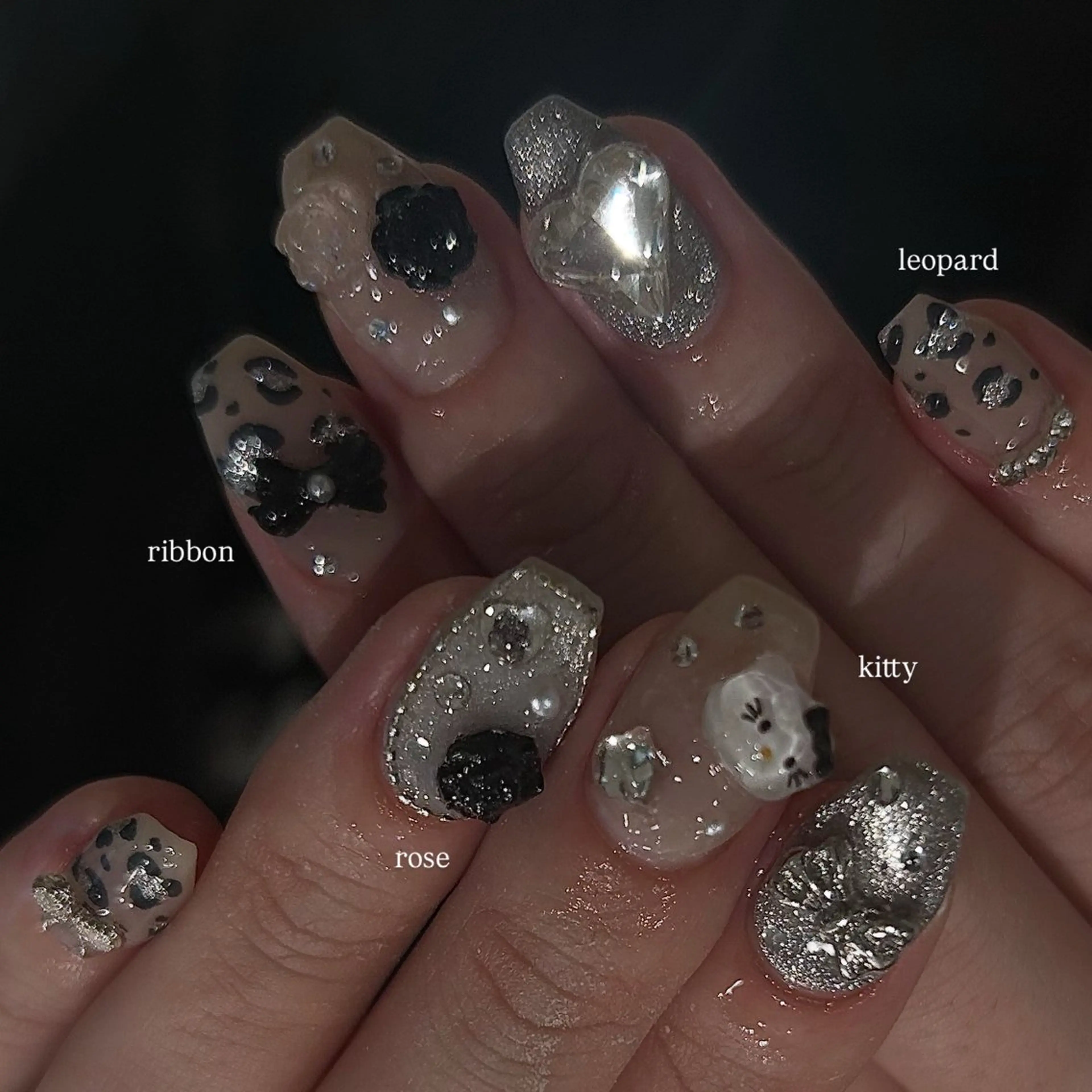 ネイル ハンドネイル honoka ガーリーネイル໒꒱のネイルデザイン