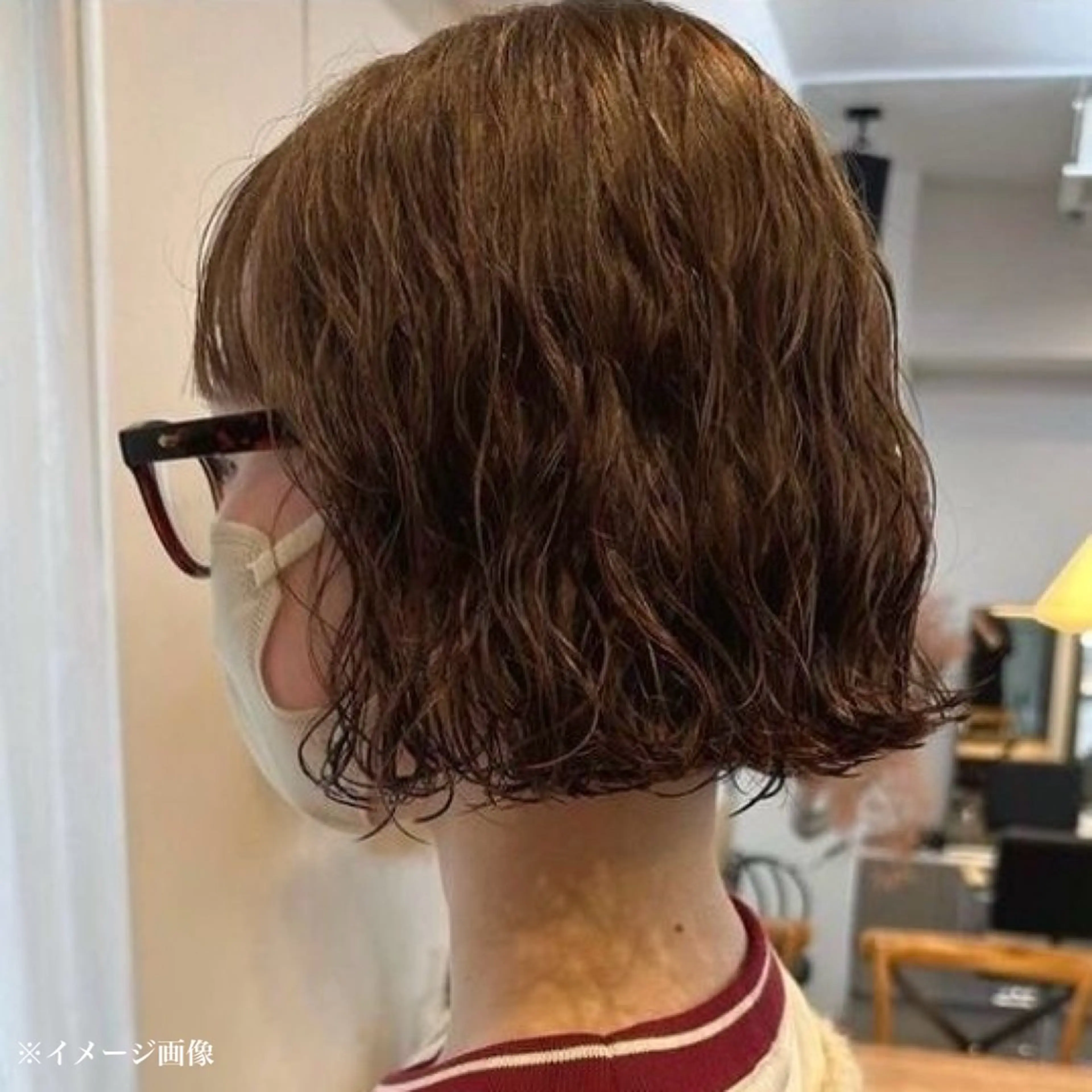 ショート パーマ ボブ 似合わせカット 縮毛矯正 トリートメント ストレートパーマ manami/ ハッシュレイヤーのヘアスタイル