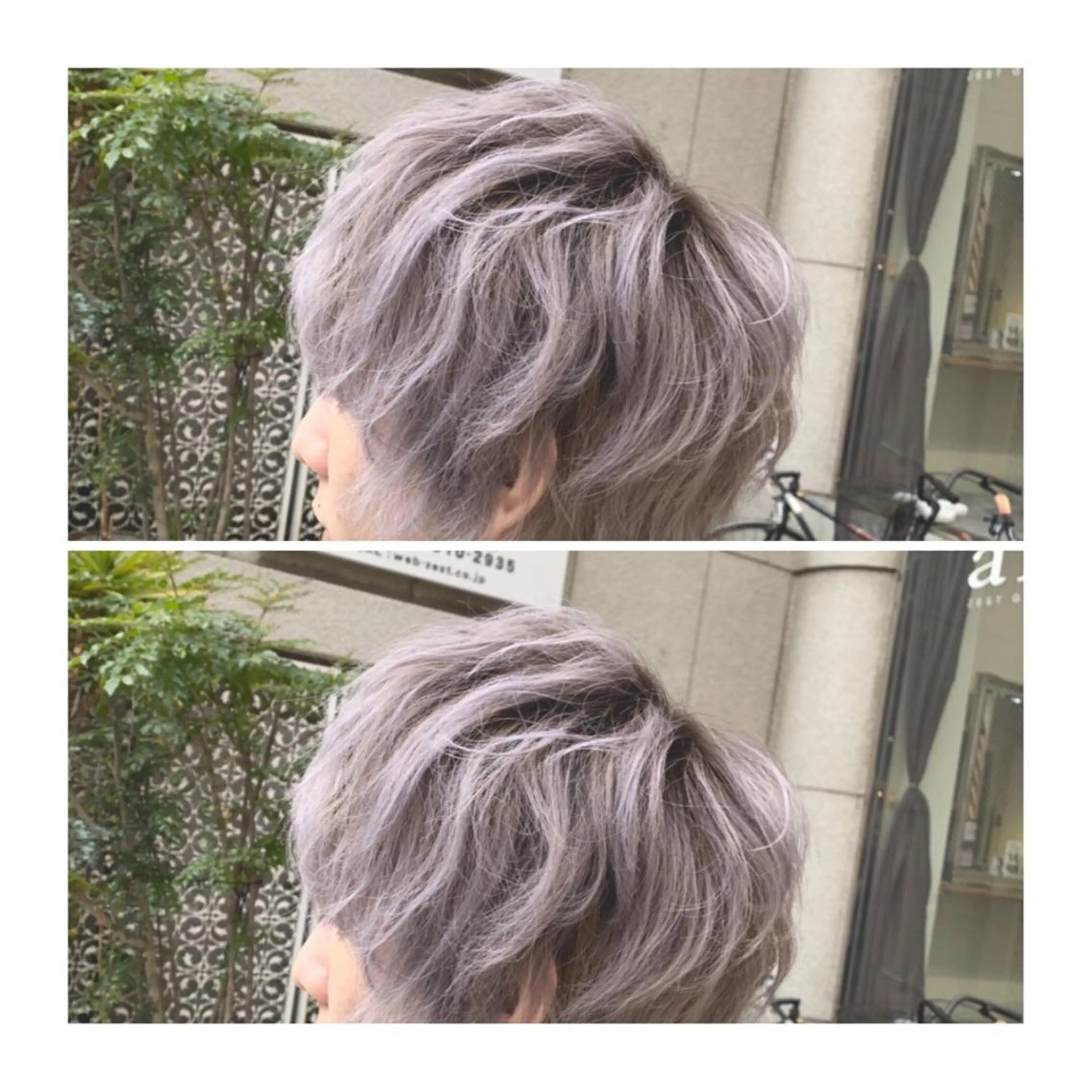 ショート カラー ヘアアレンジ メンズ ange☞ soutaのヘアスタイル