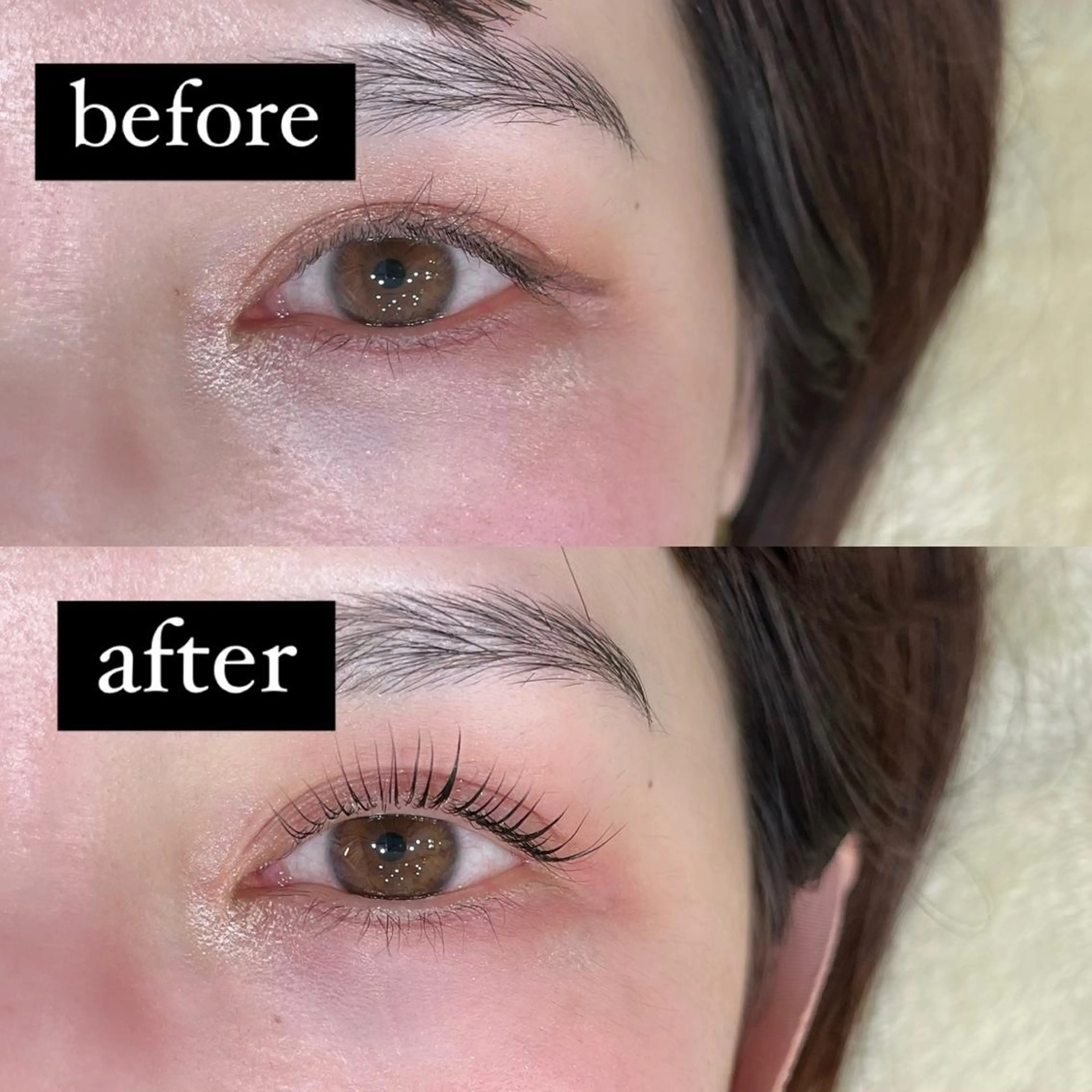 マツエク・マツパ フラットラッシュ パリジェンヌラッシュリフト まつげパーマ 下まつげエクステ 一重×まつ毛パーマ Riho/博多/ まつげパーマ/LEDのエステ・リラクイメージ