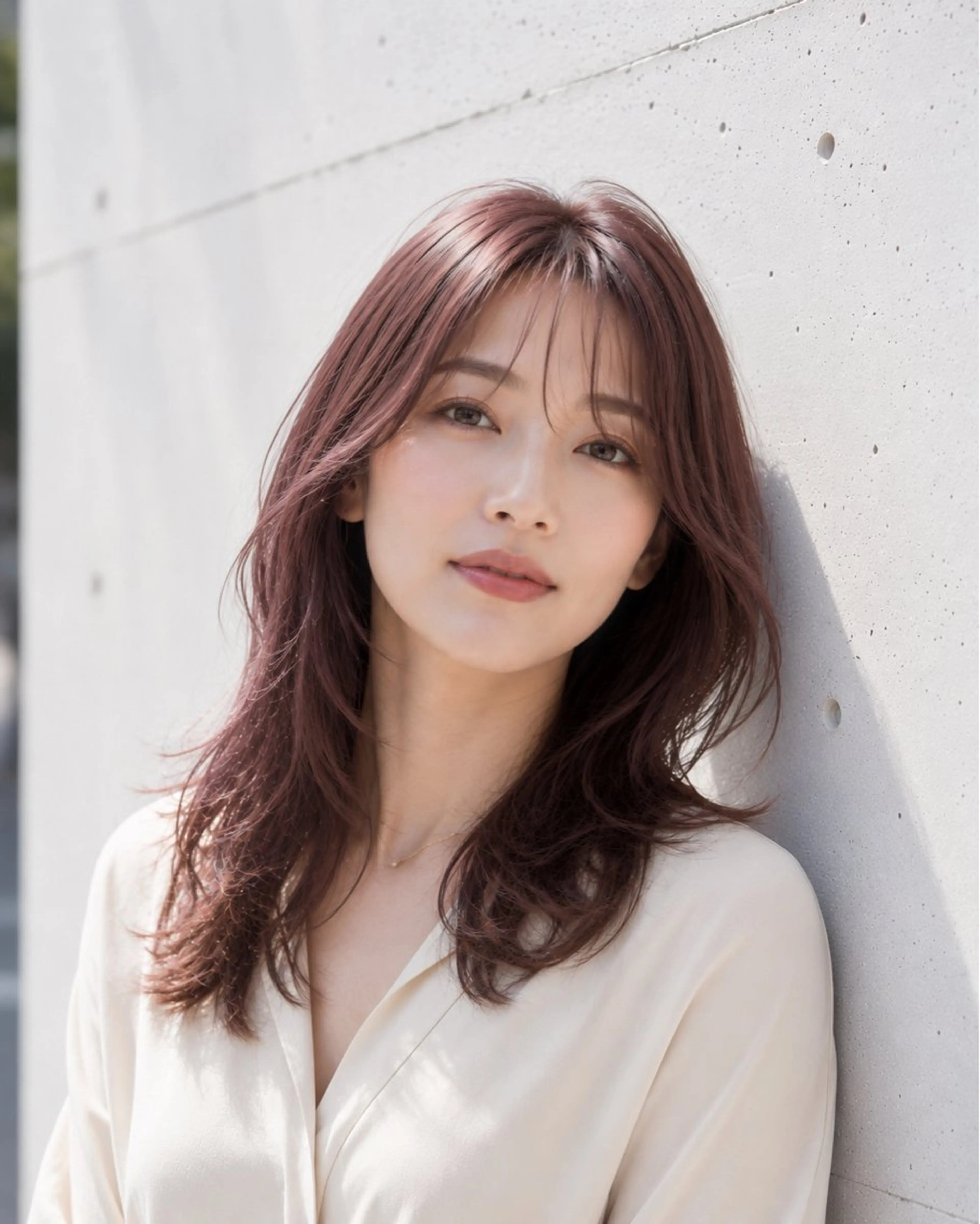セミロング ヘアカラー 石沢 知康のヘアスタイル