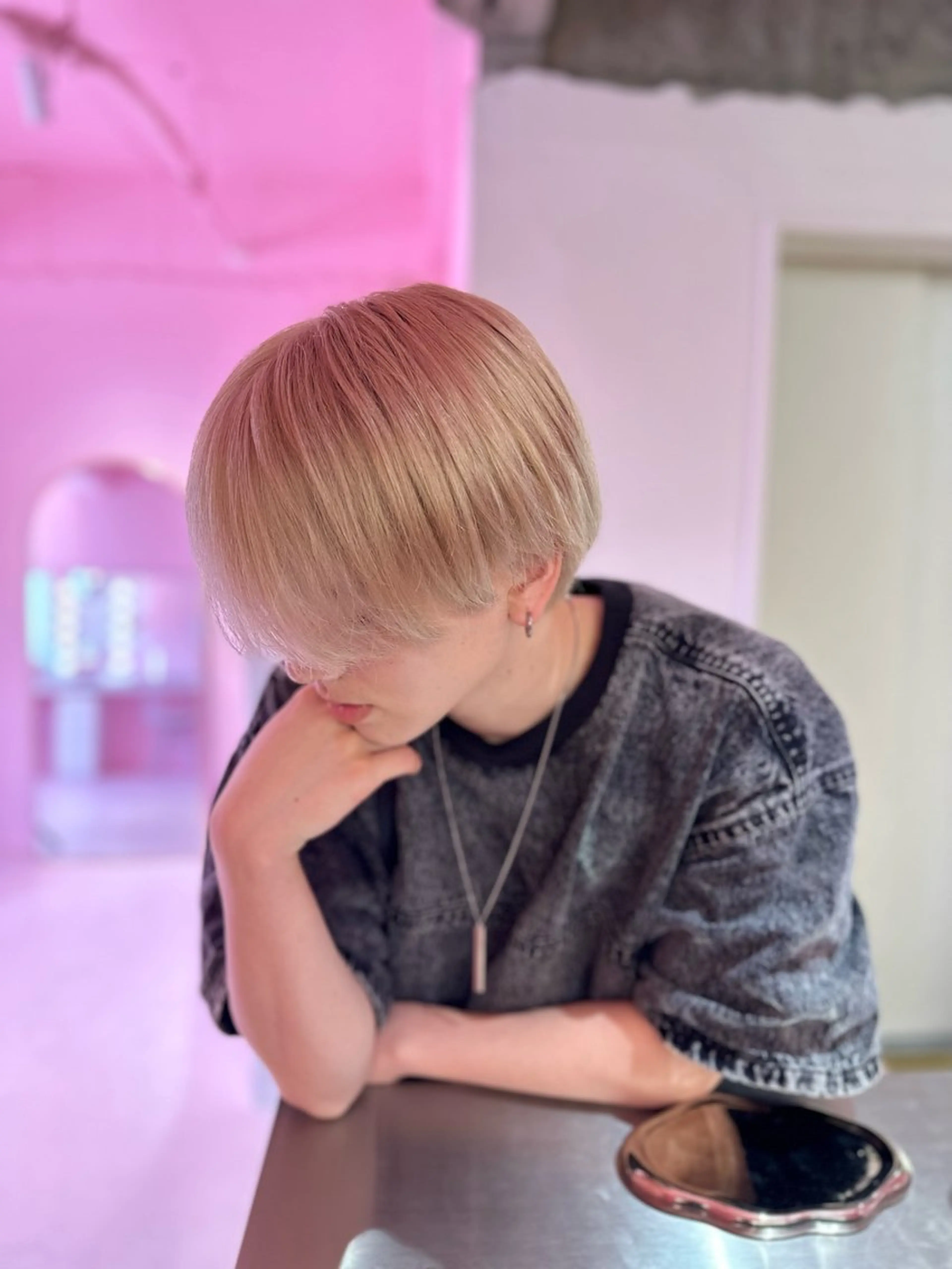 カラー ベージュカラー ブロンド ブロンドベージュ ブリーチカラー /MAHIROのヘアスタイル