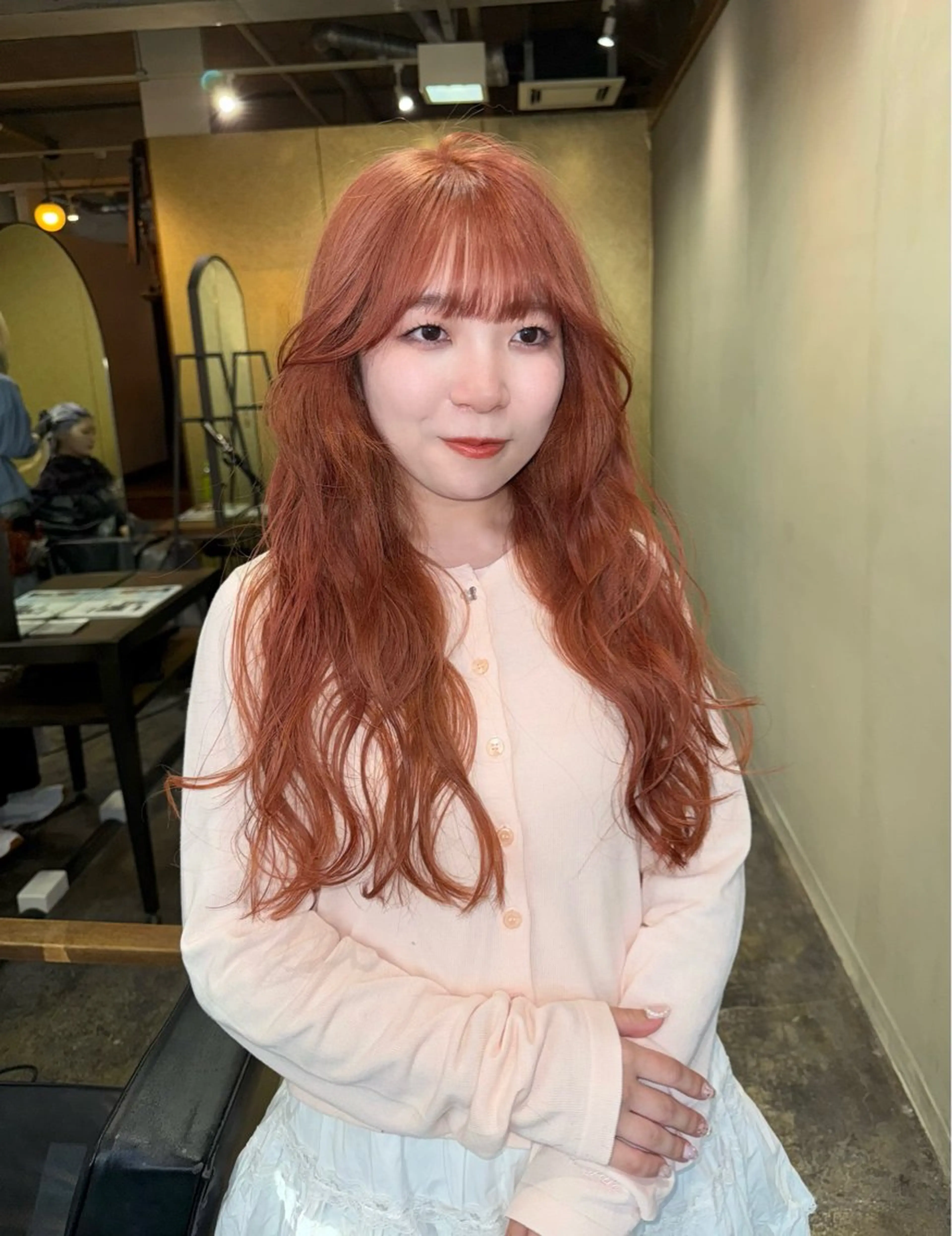 ロング ブリーチ/ハイトーン 心斎橋/honokaのヘアスタイル