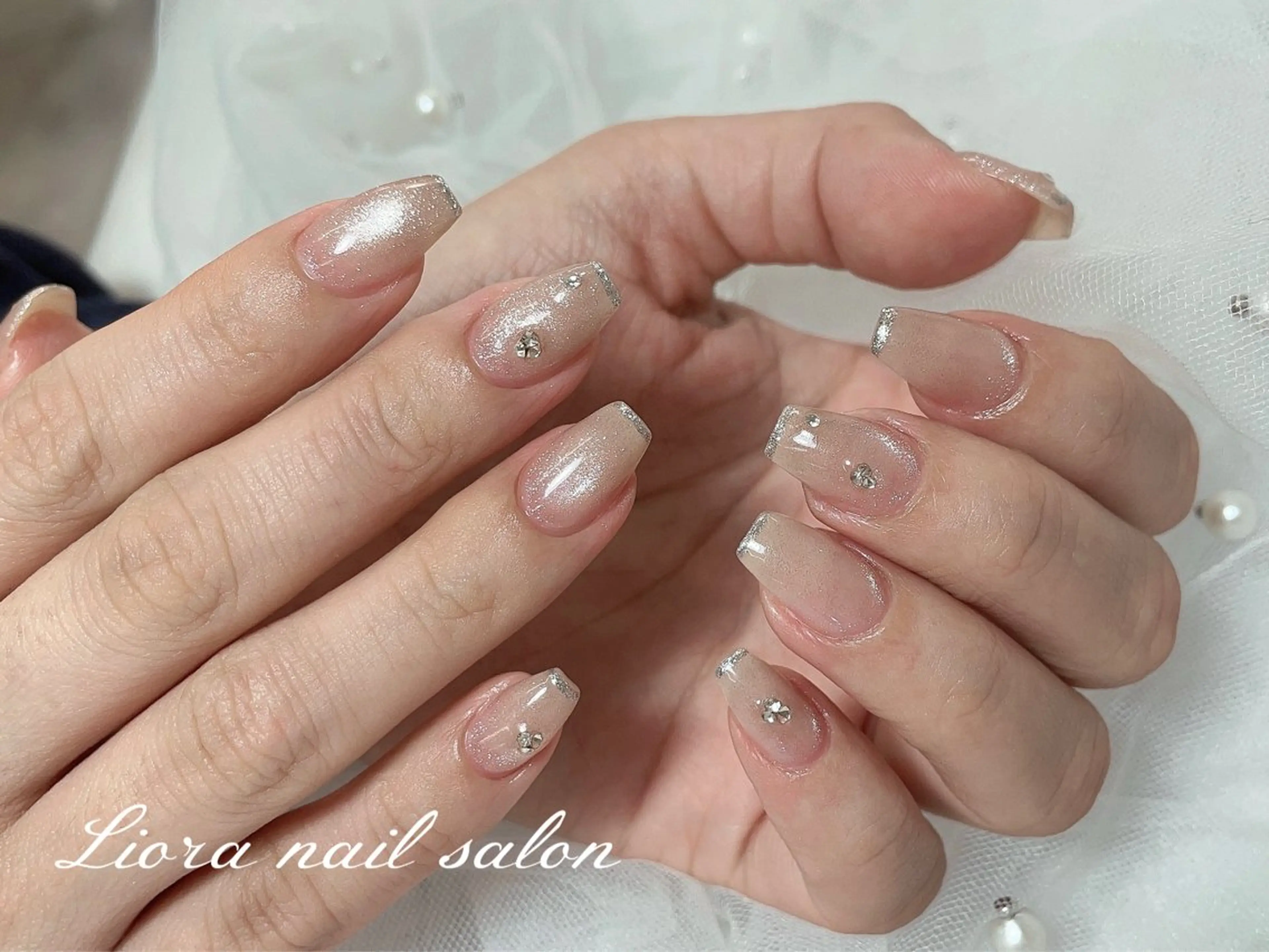 ネイル チークネイル フットネイル フレンチネイル ジェルネイル ガーリー ハンドネイル Liora nail スカルプ専門店のネイルデザイン