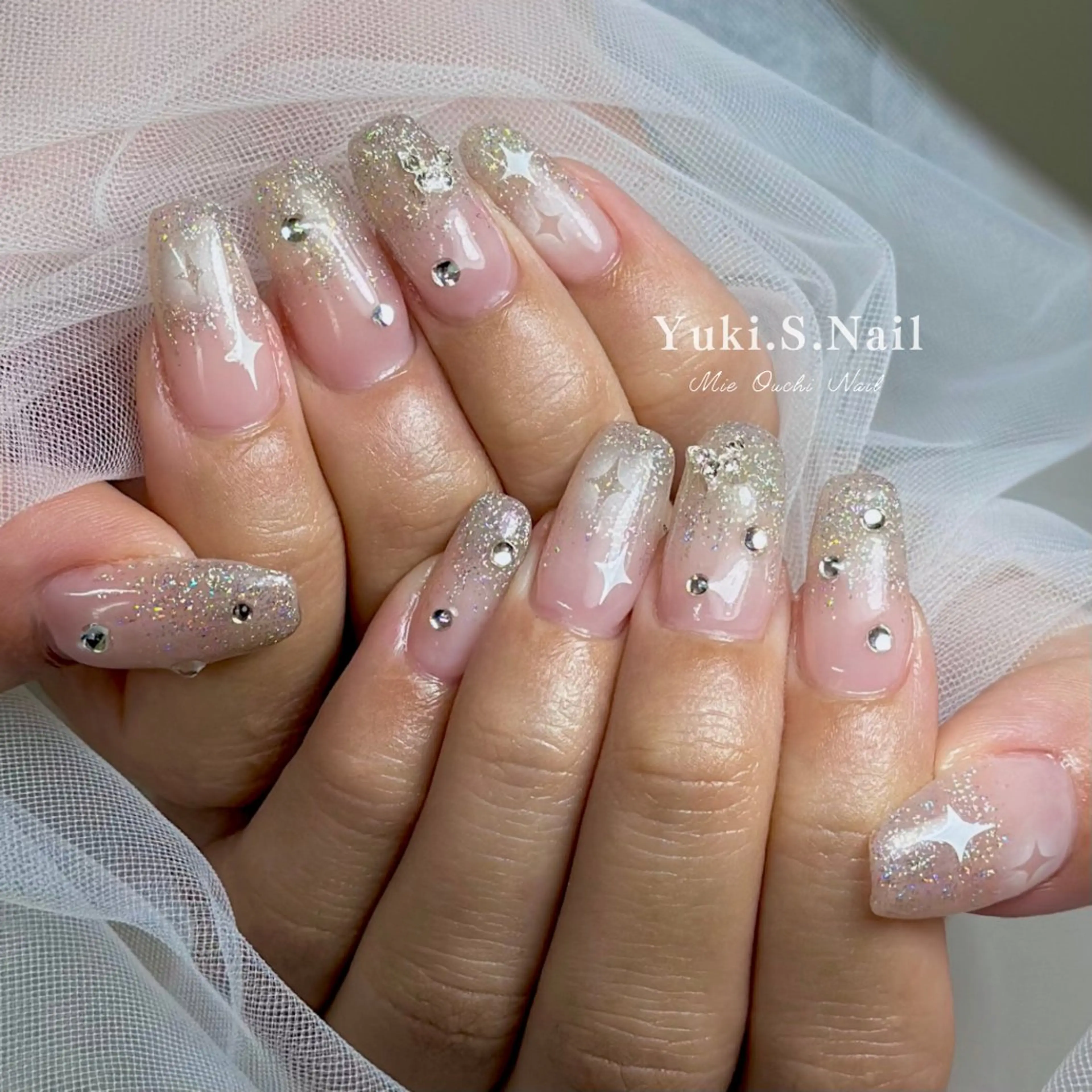 ロング ハンドネイル Yuki S.Nailのネイルデザイン