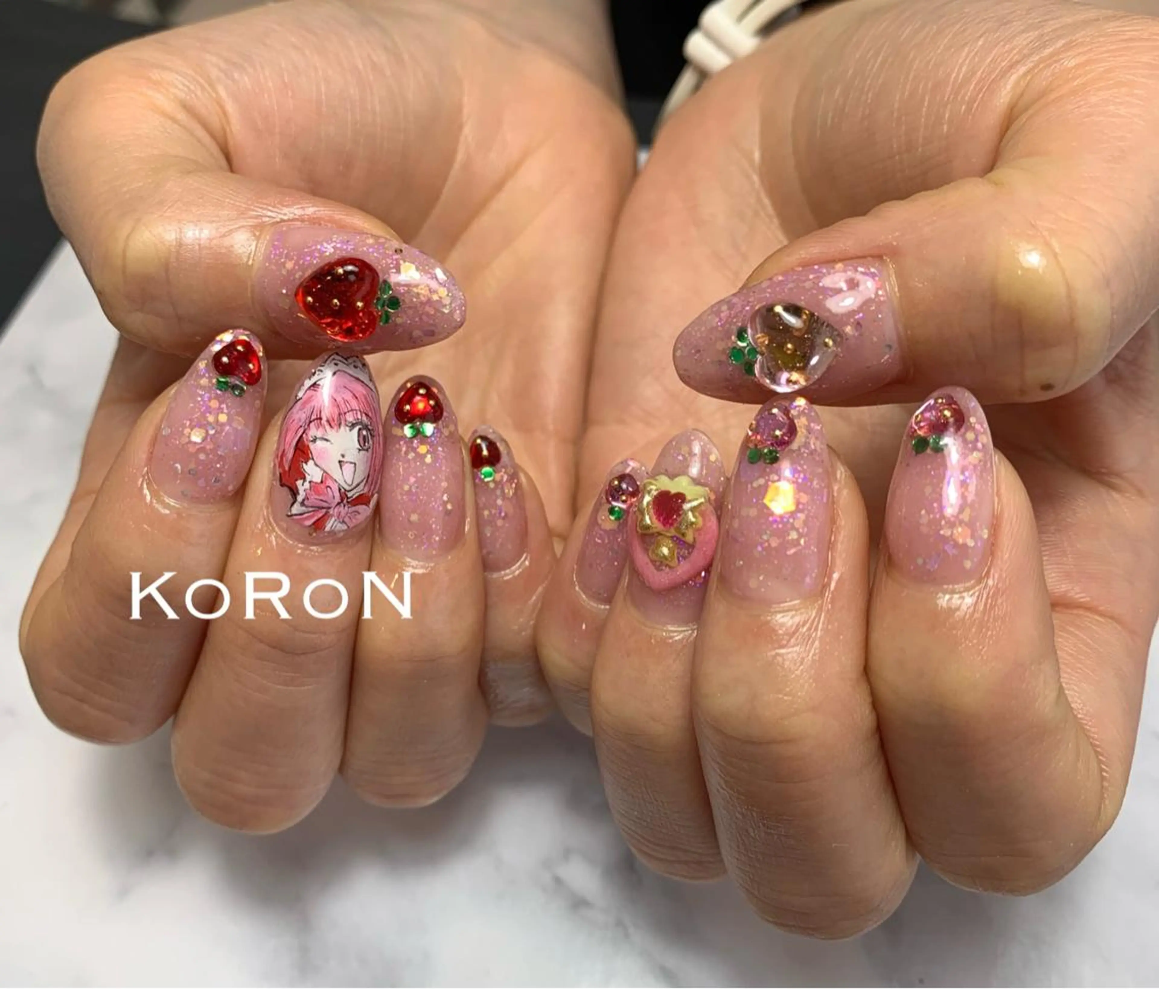 ネイル ハンドネイル 自宅サロン鎌倉 KORONのネイルデザイン