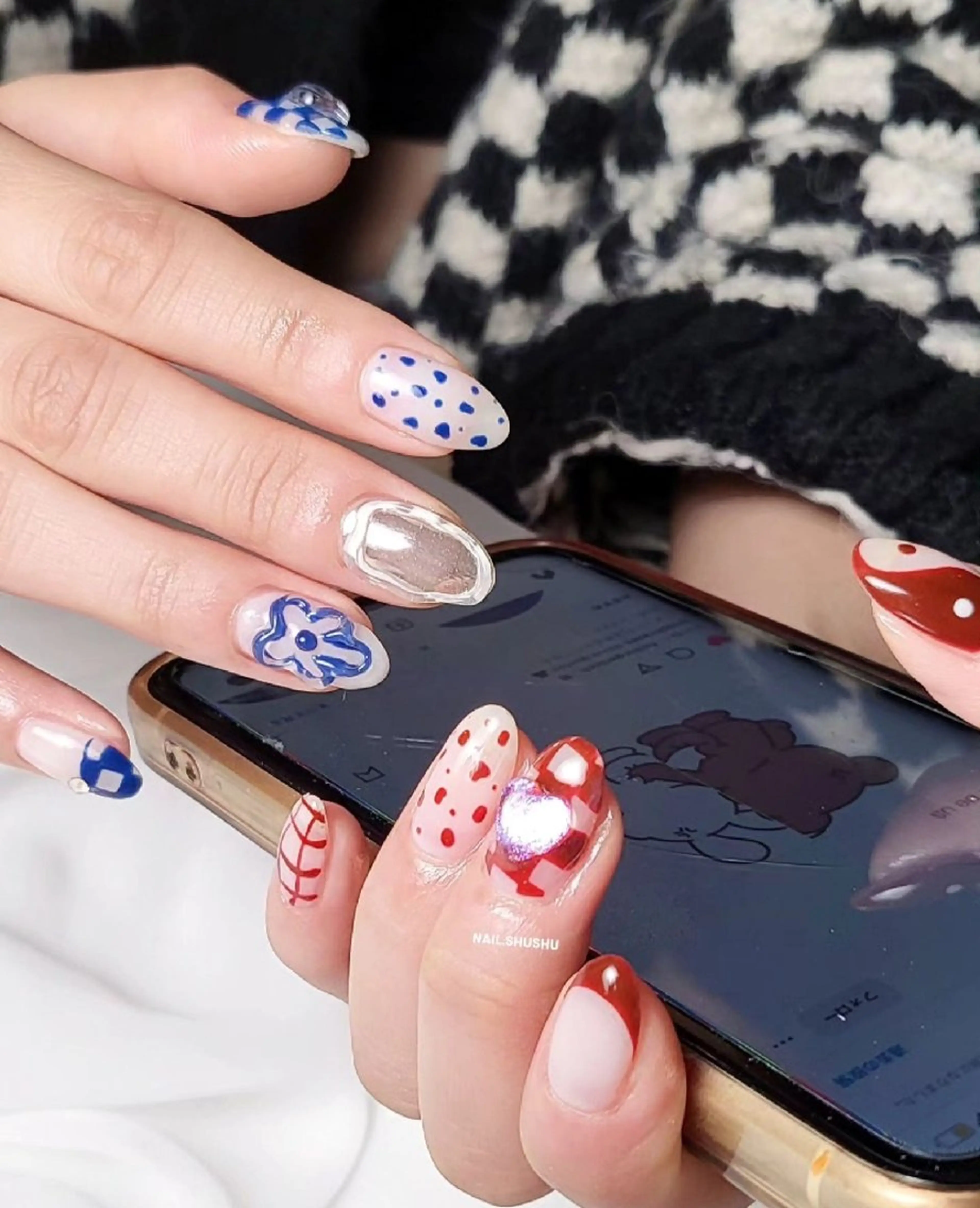 ネイル 持ち込み ニュアンスネイル ワンカラーネイル シンプルネイル 冬ネイル ハンドネイル 3dパーツ/流行り 👧shushu❤️のネイルデザイン