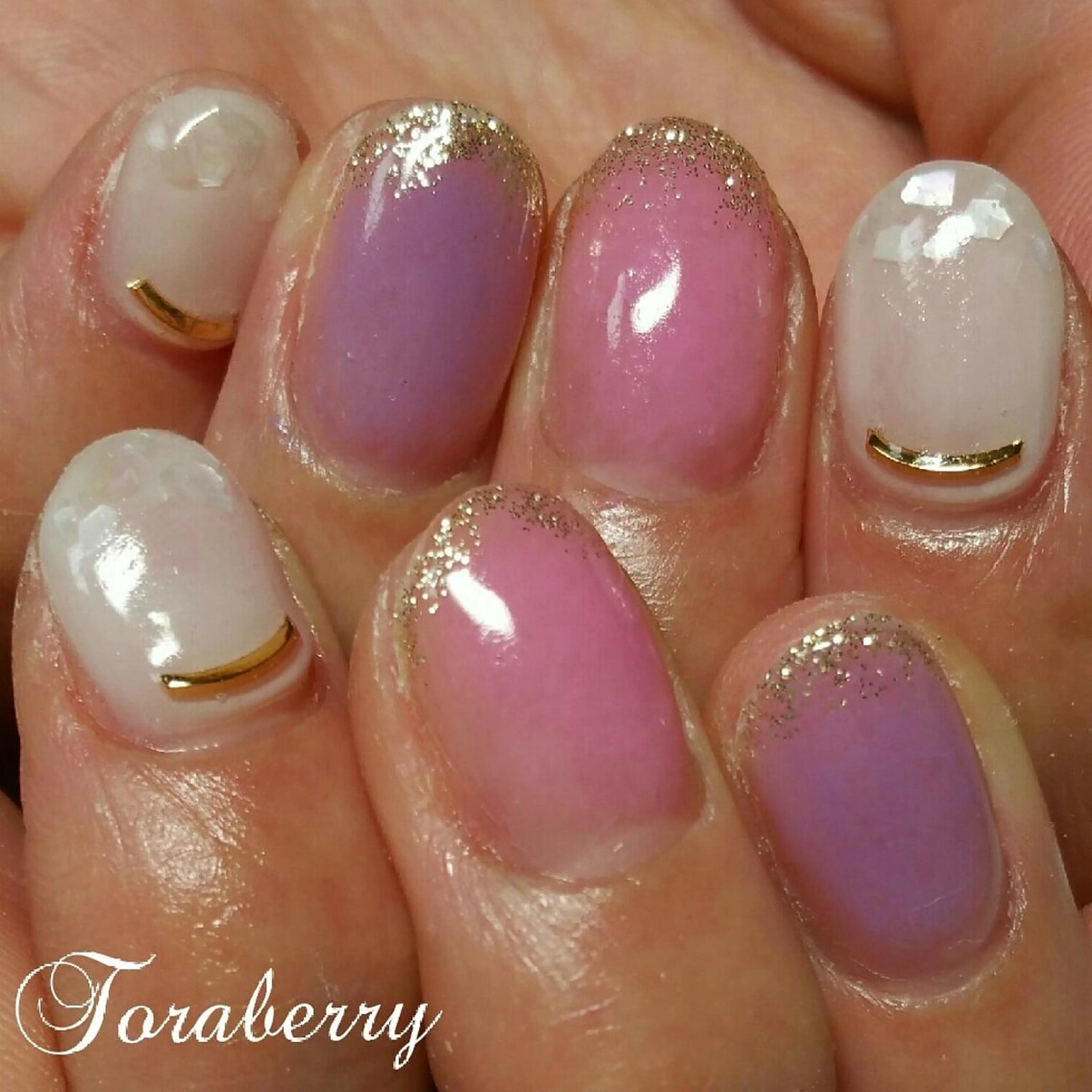 ネイル チークネイル ネイリスト なつみのネイルデザイン