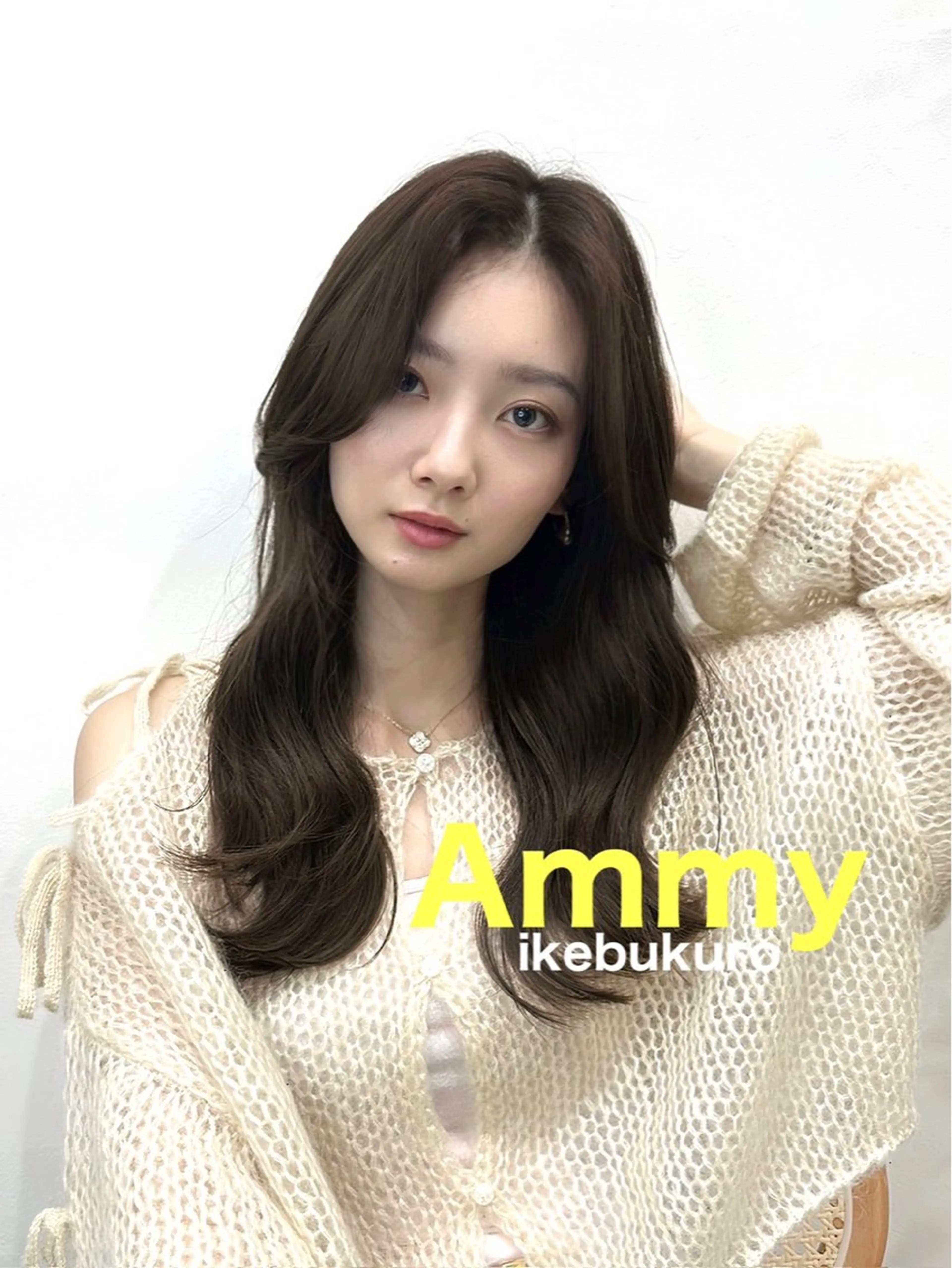 ロング カット パーマ 韓国風パーマ/ 韓国ヘア/大森千寛のヘアスタイル