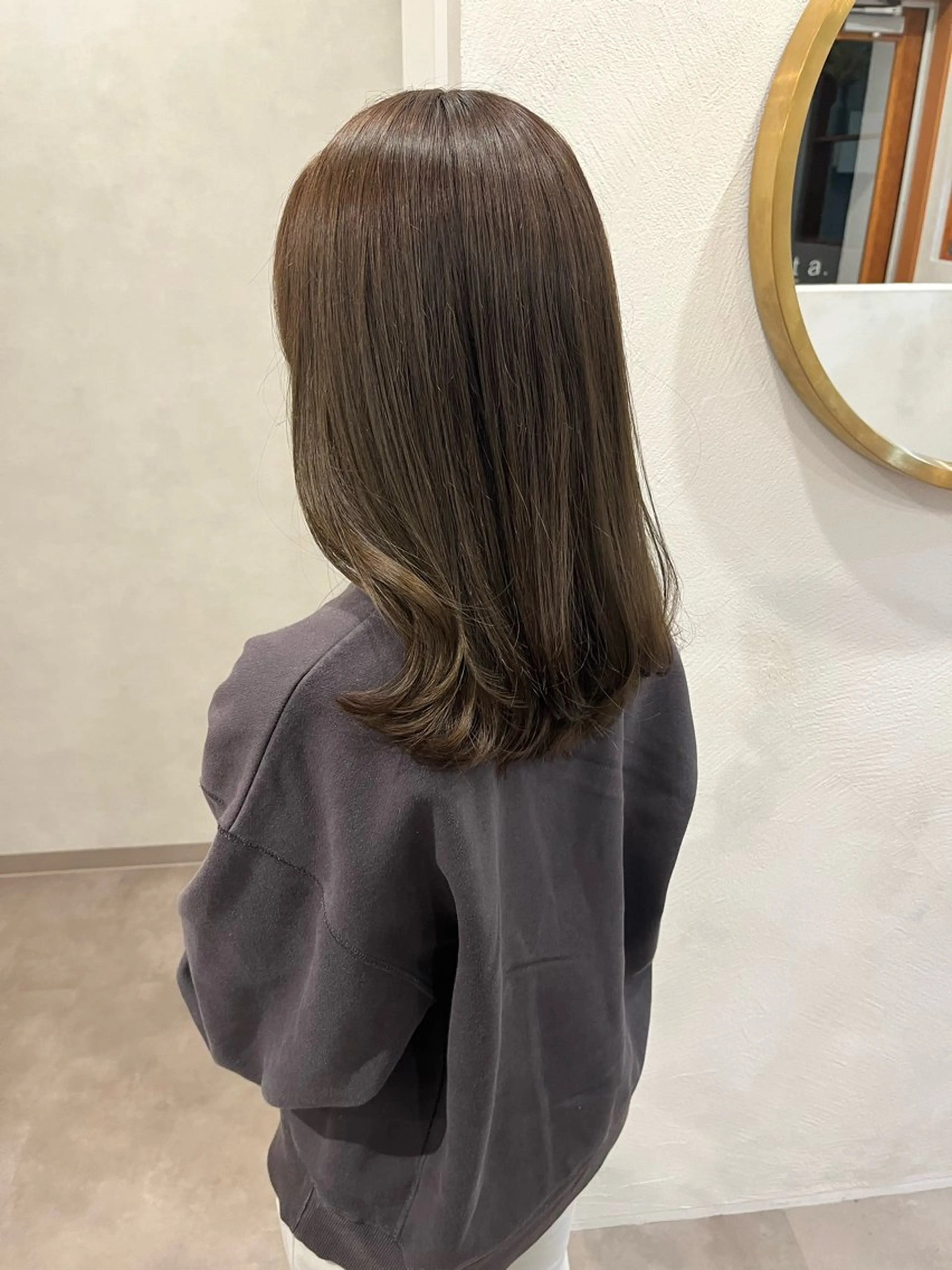 ミディアム カラー ベージュカラー 透明感カラー kako ／透明感カラー🤍のヘアスタイル