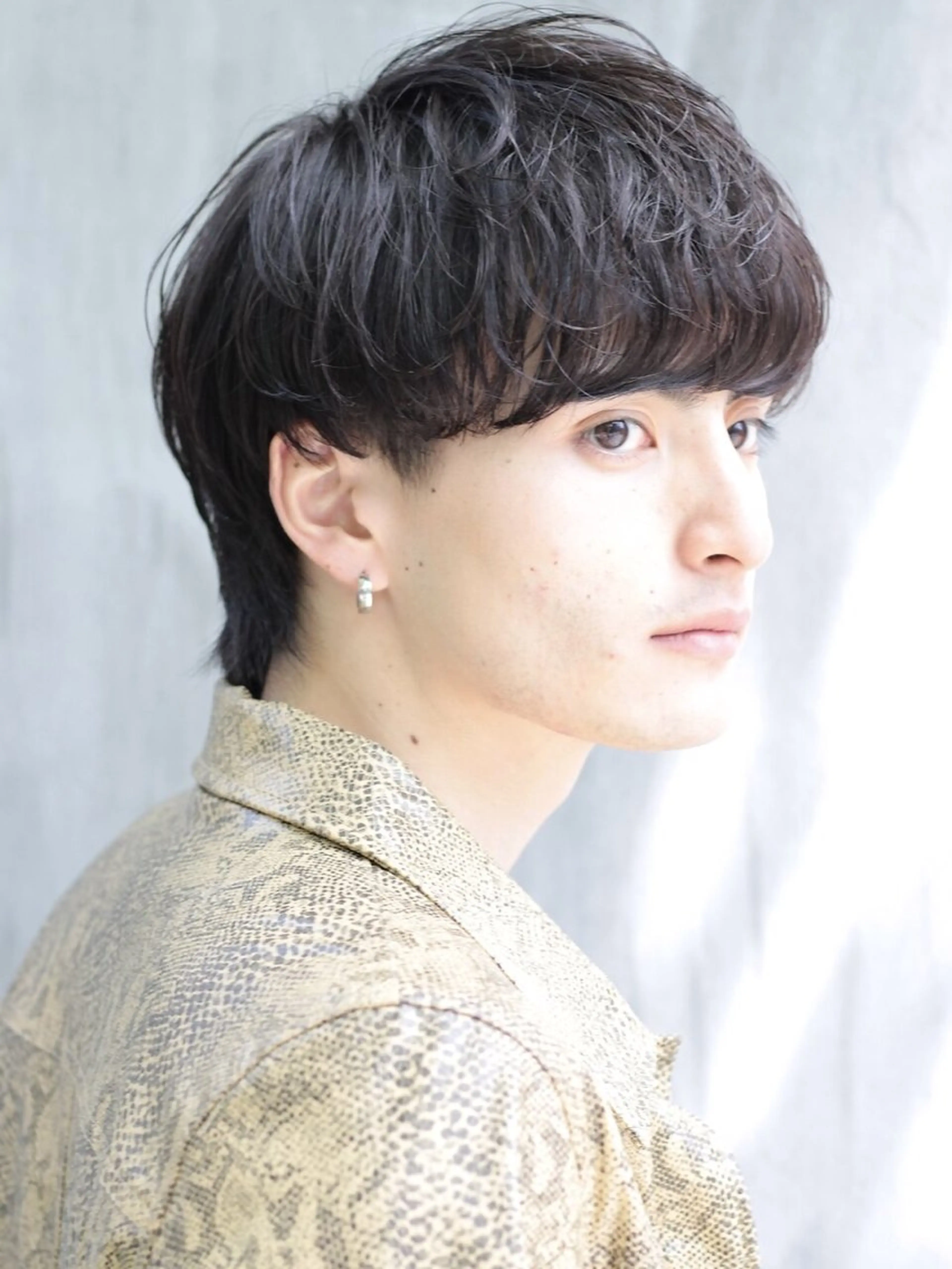 パーマ ヘアアレンジ メンズ カット トリートメント ヘッドスパ ヘアセット ✨【公式】渋谷メンズ サロン BLUCK✨のヘアスタイル