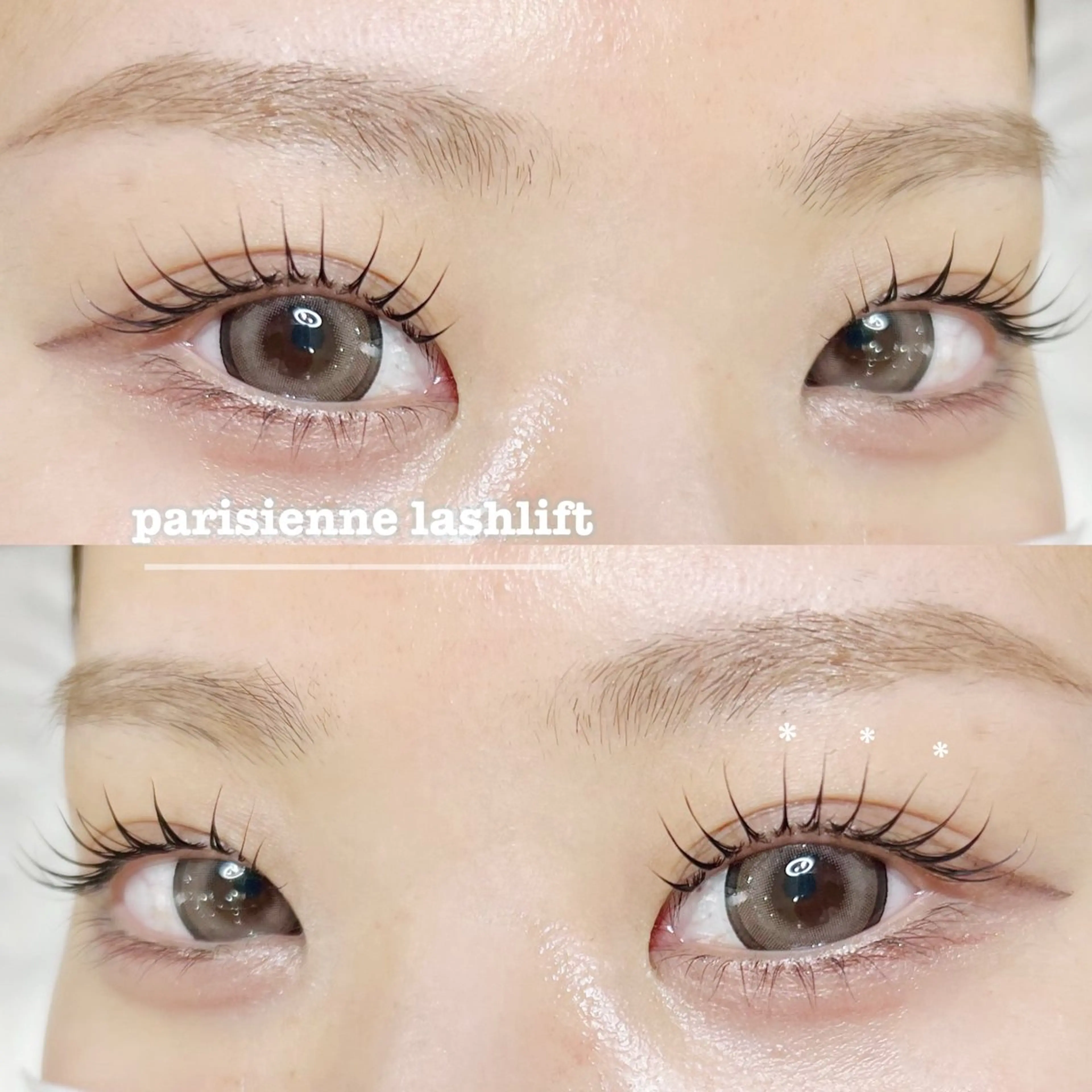 パリジェンヌorまつ毛パーマ+ハリウッドブロウ¥9900の写真