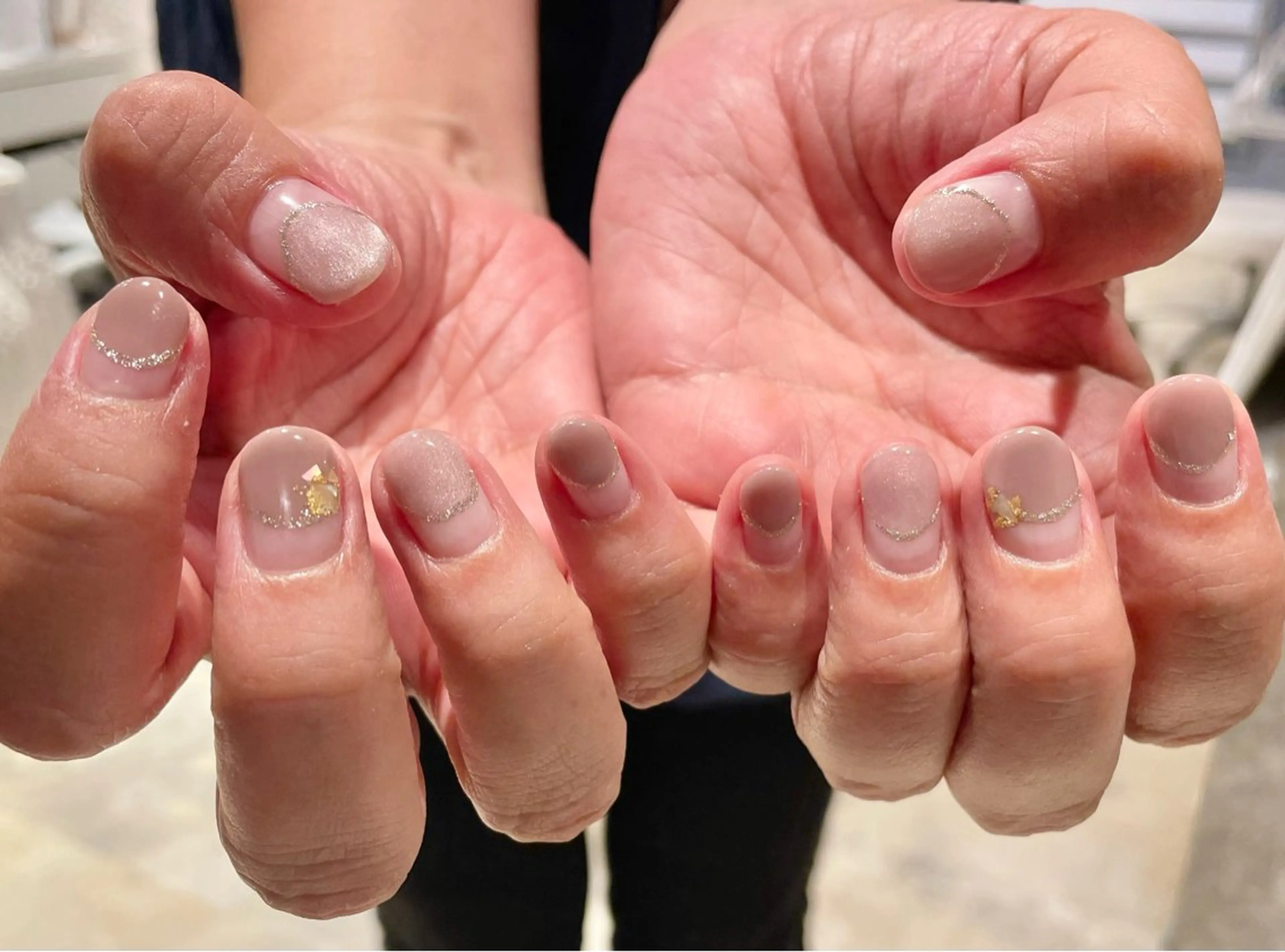 ネイル biene 鴨下愛美のネイルデザイン