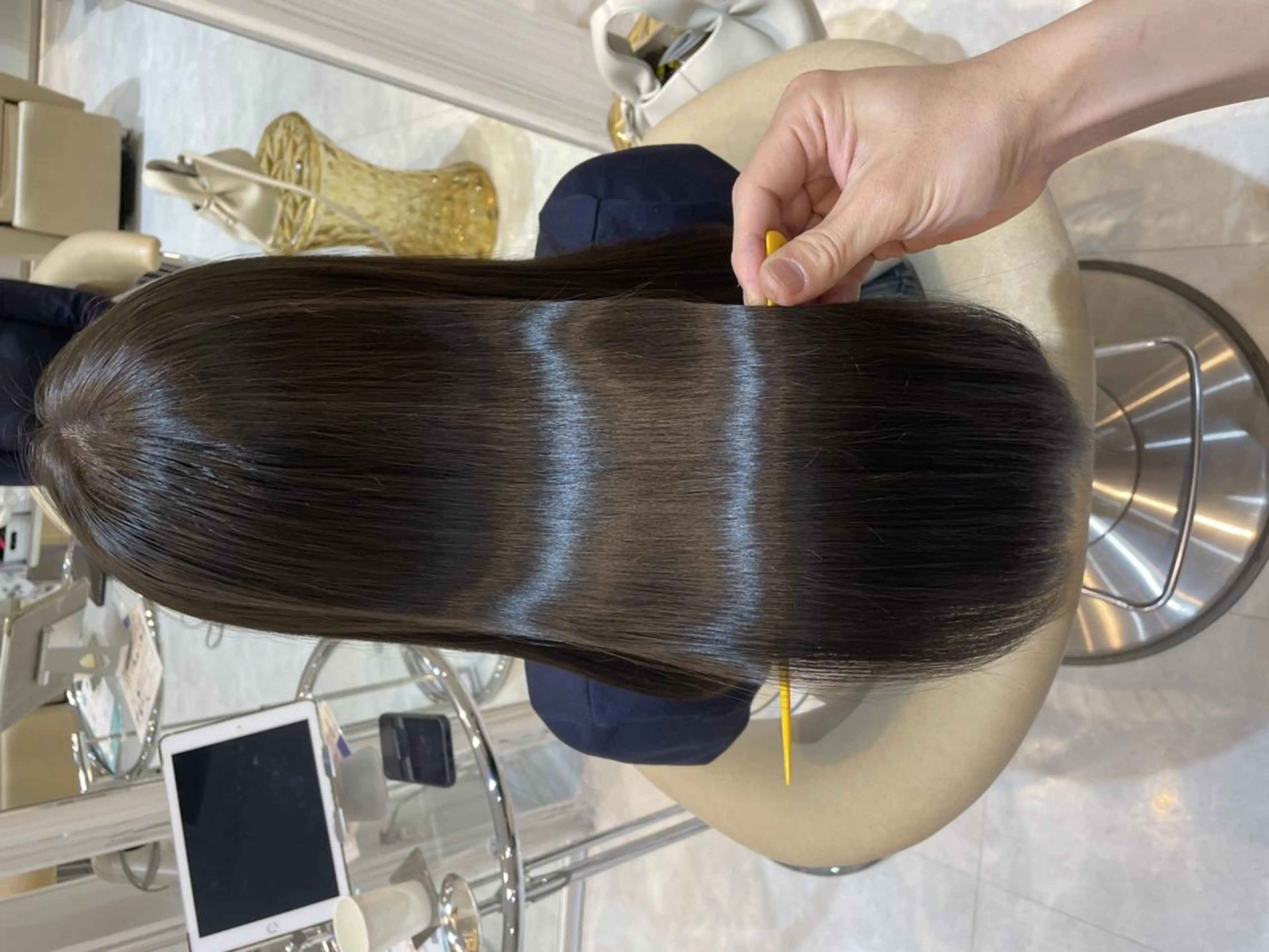 ロング 髪質改善 縮毛矯正 酸性ストレート カット ヘアカラー トリートメント 大人女性特化｜北千住 ・艶髪｜JIROのヘアスタイル