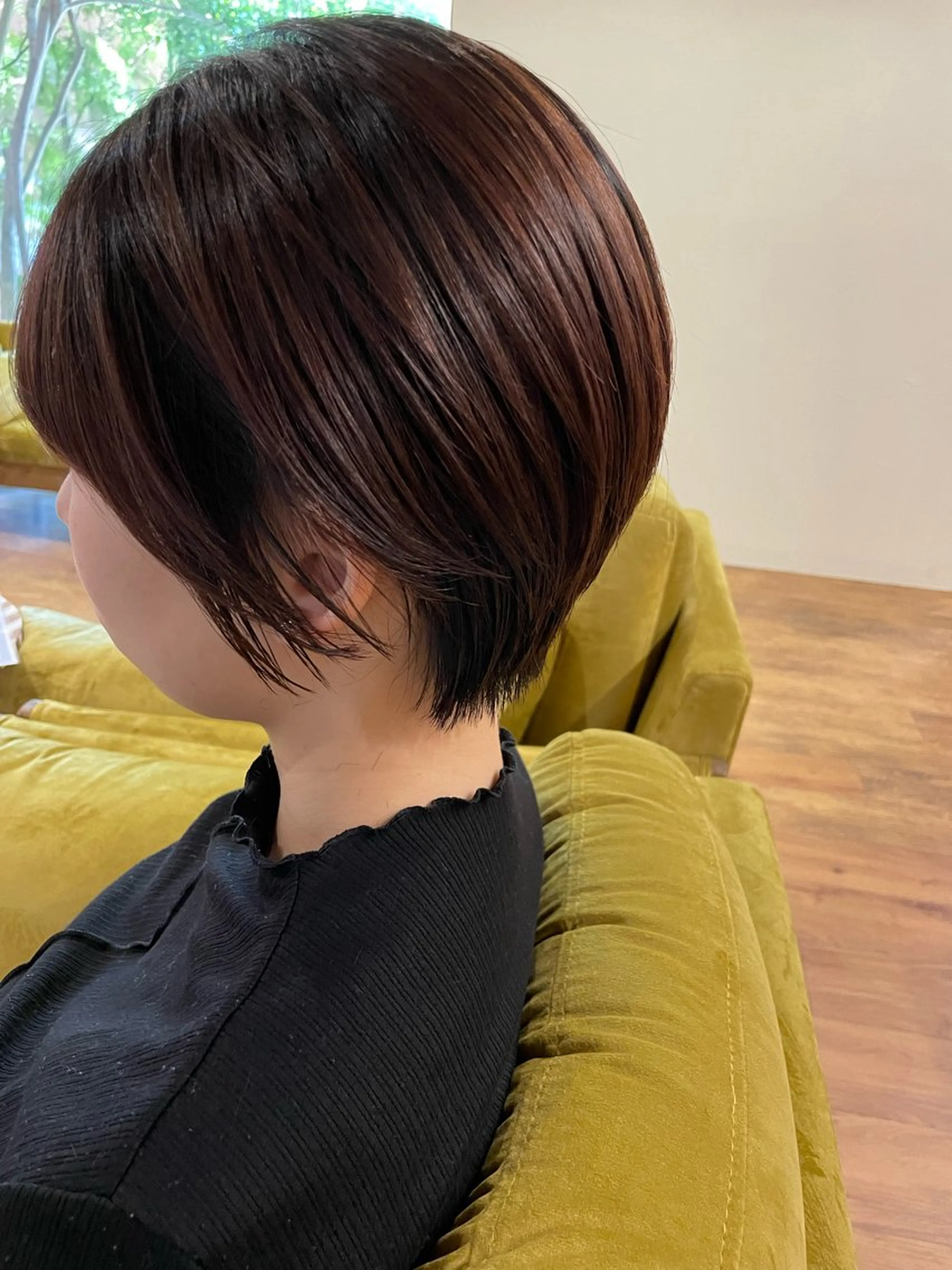 ショート 栞南🌼/艶カラー/ 髪質改善/ナチュラルのヘアスタイル