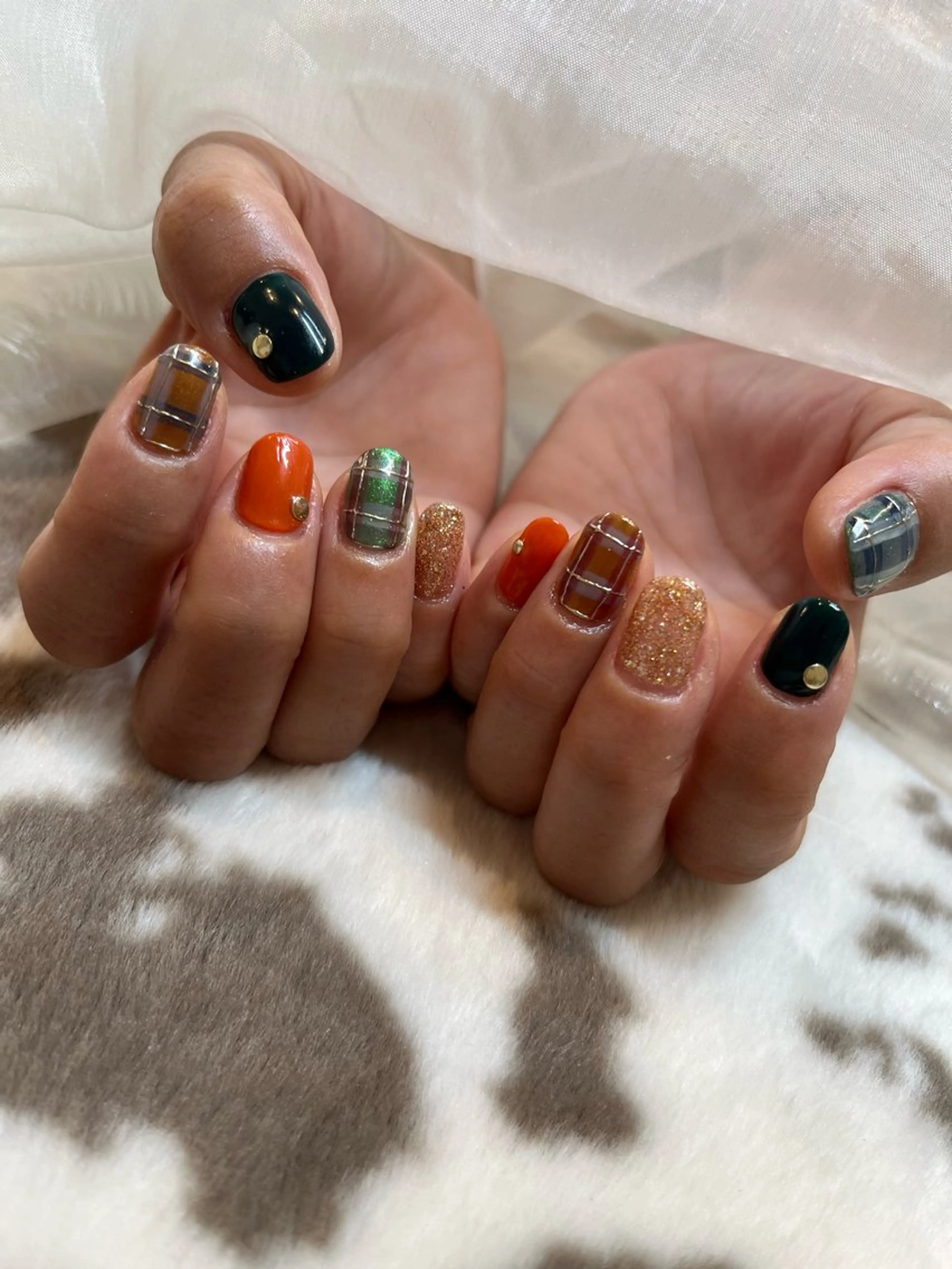 ネイル マグネットネイル 永由 光歩のネイルデザイン