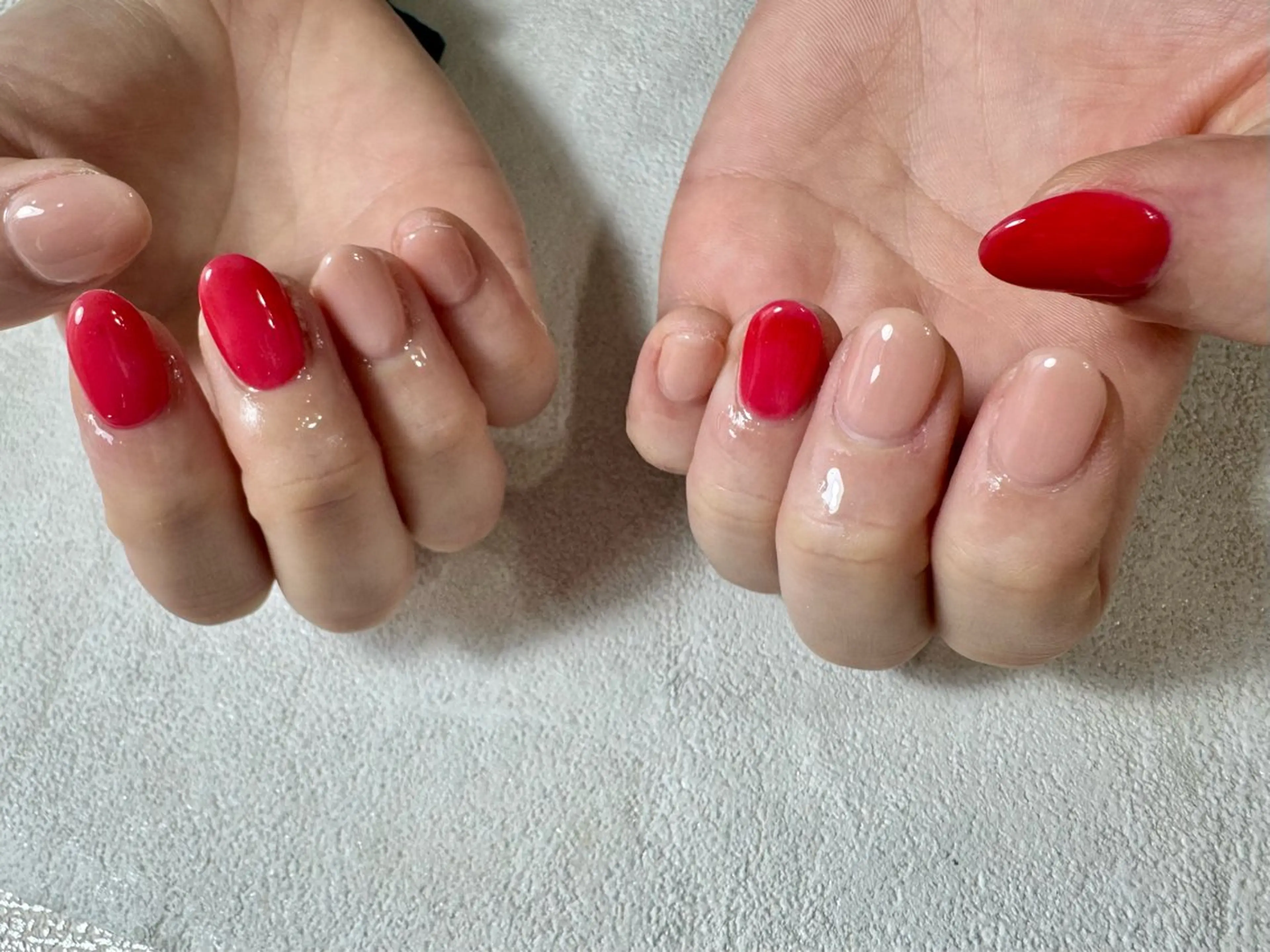 ネイル オーロラネイル 桜ネイル フラワーネイル フットネイル フレンチネイル ハンドネイル kikinail 溝の口のネイルデザイン