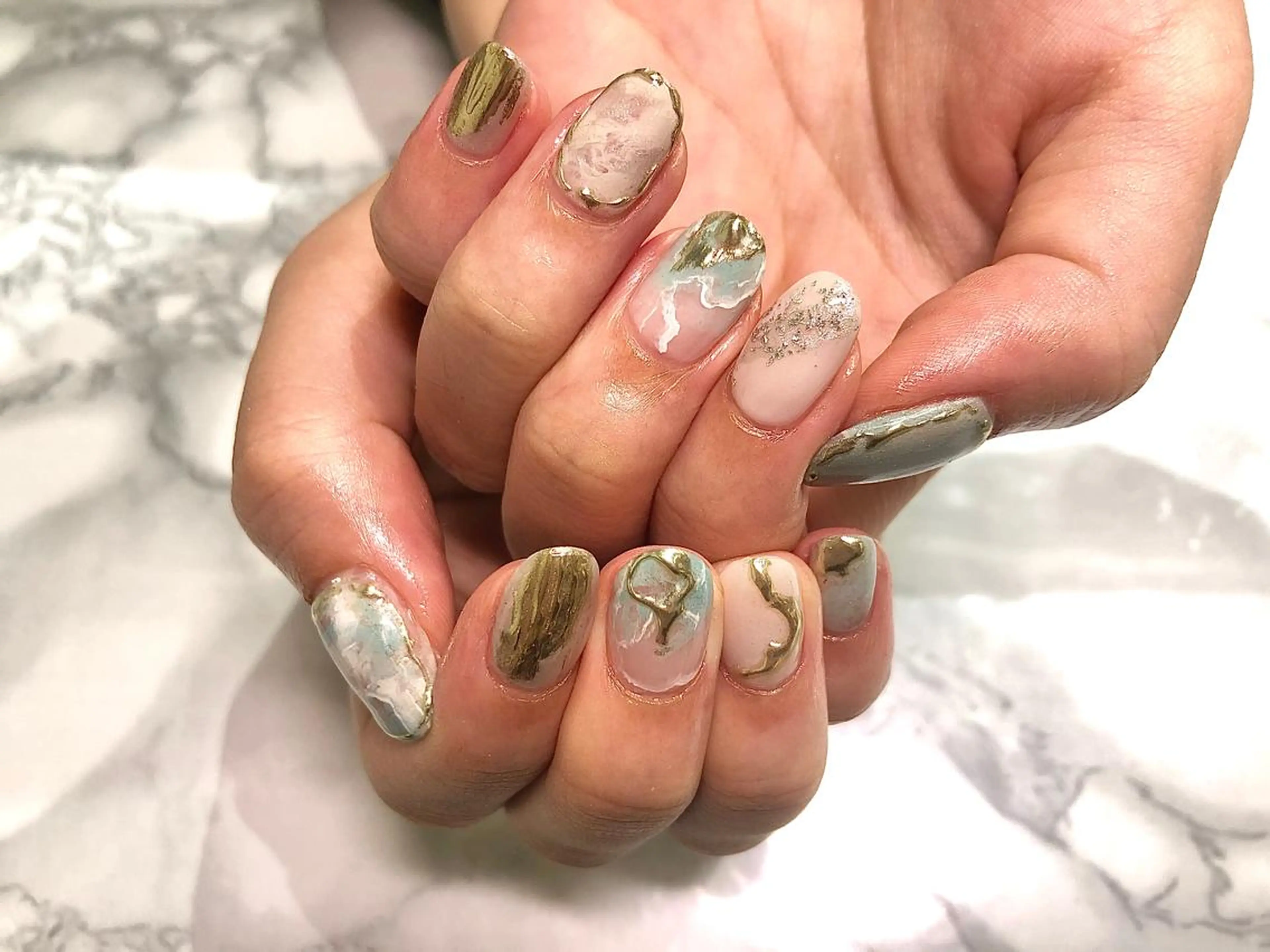 ネイル ハンドネイル L'ecrin 田中のネイルデザイン