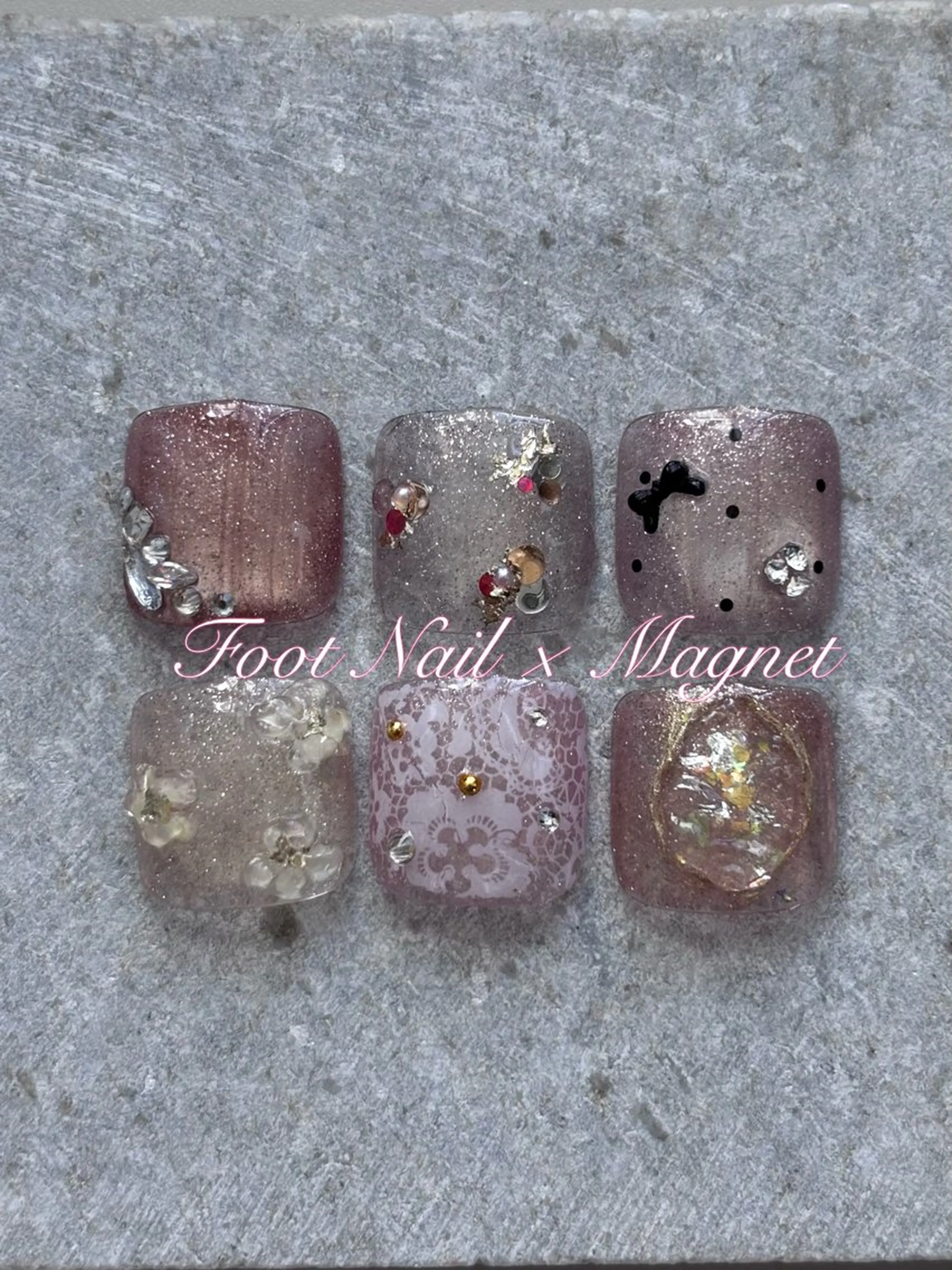 ネイル フットネイル フットネイル extranails ／lemellaのネイルデザイン