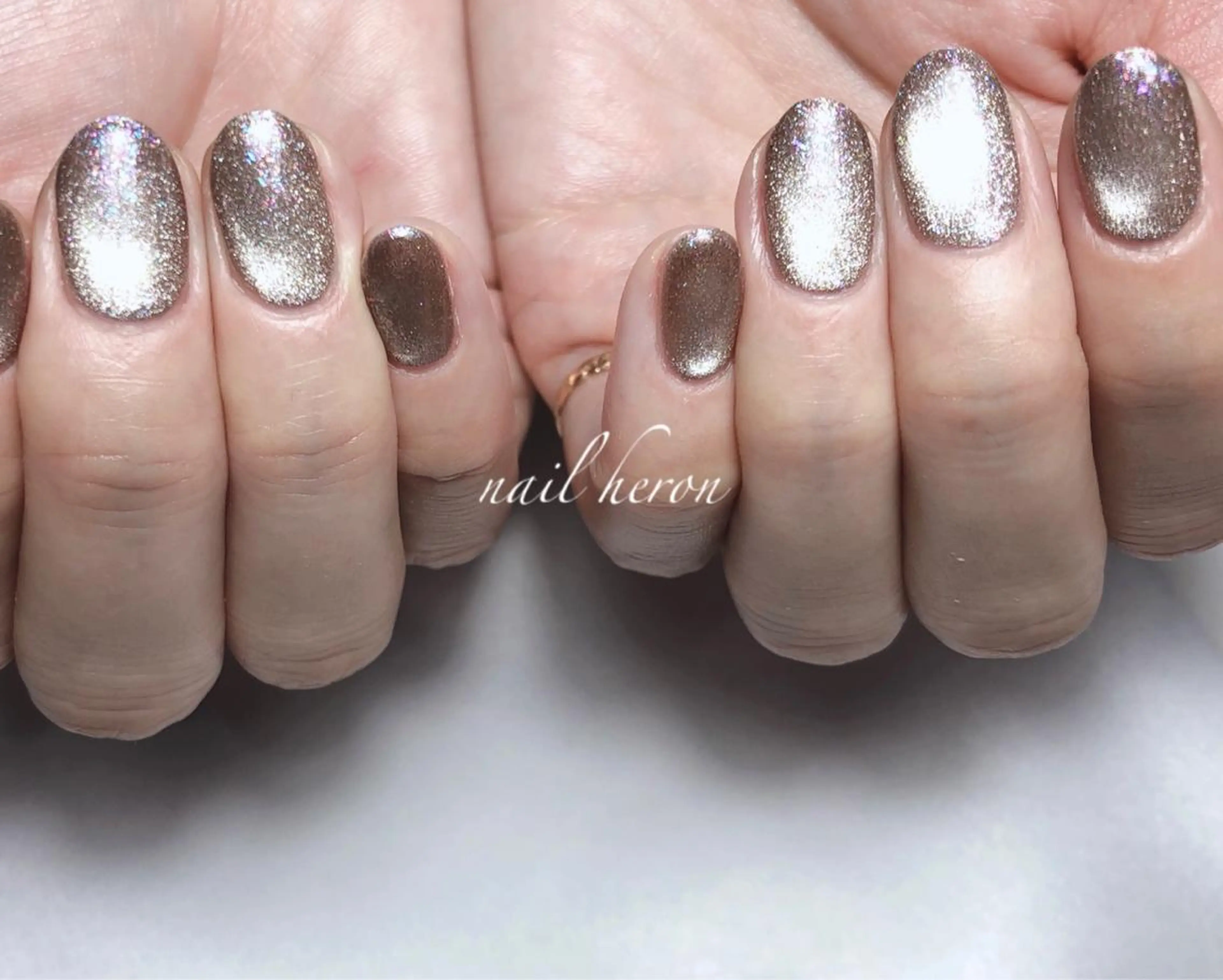 ネイル マグネットネイル ハンドネイル nail heron所属・saki_ nail heronのネイルデザイン