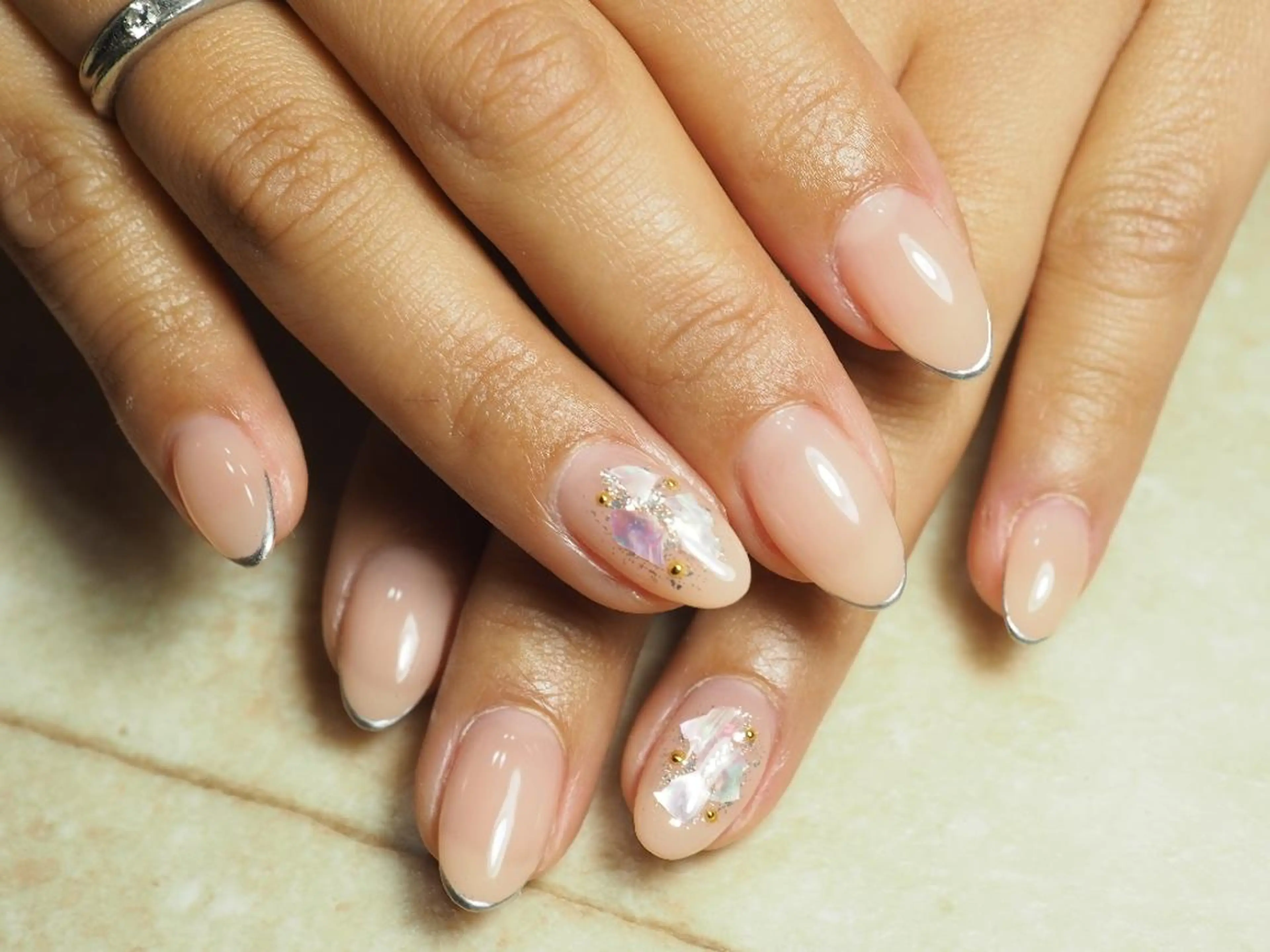 【初回デザイン】お色変更OK!シンプルネイル④の写真