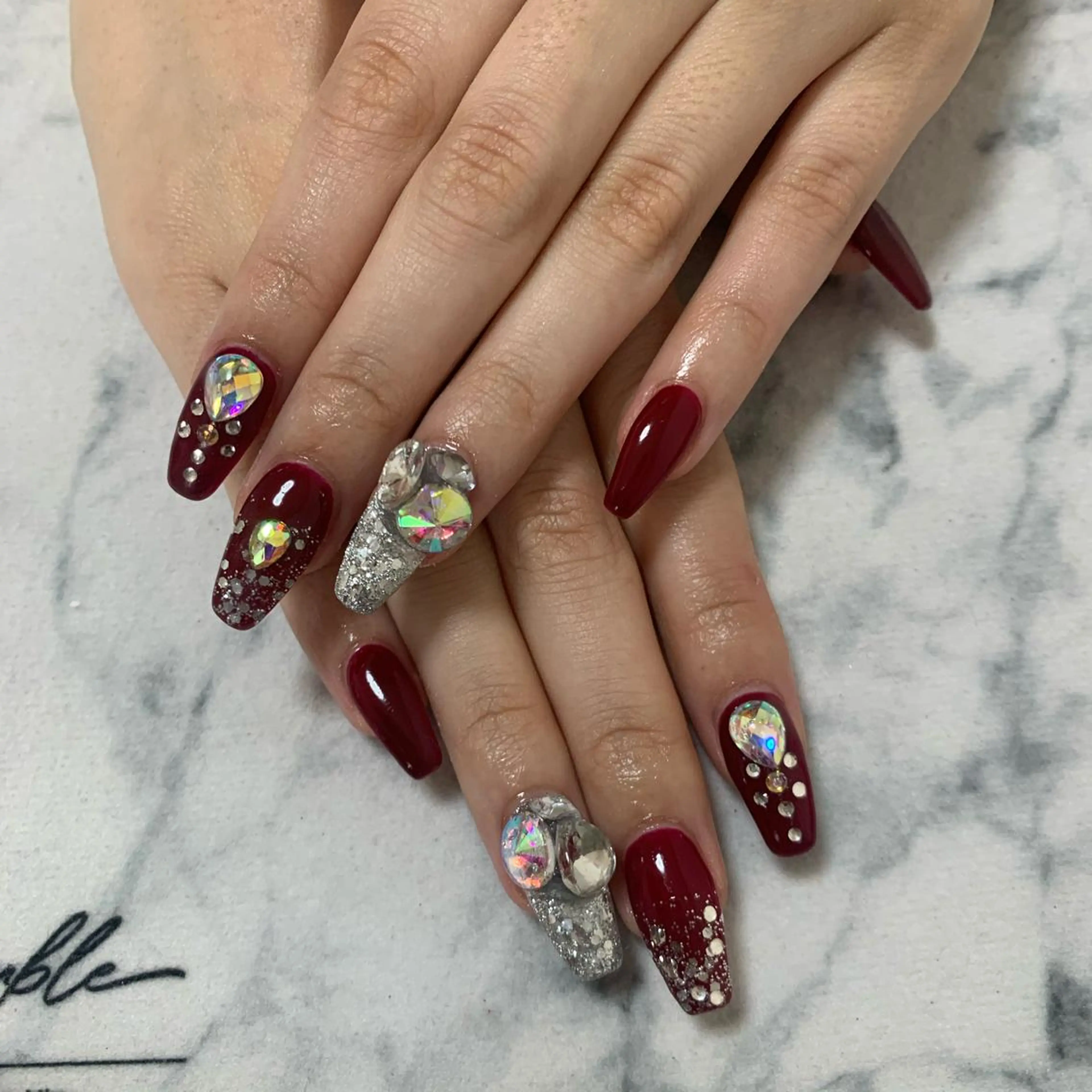 ネイル ハンドネイル 🌙🫧CHARME (RUKA)🦋🫧のネイルデザイン